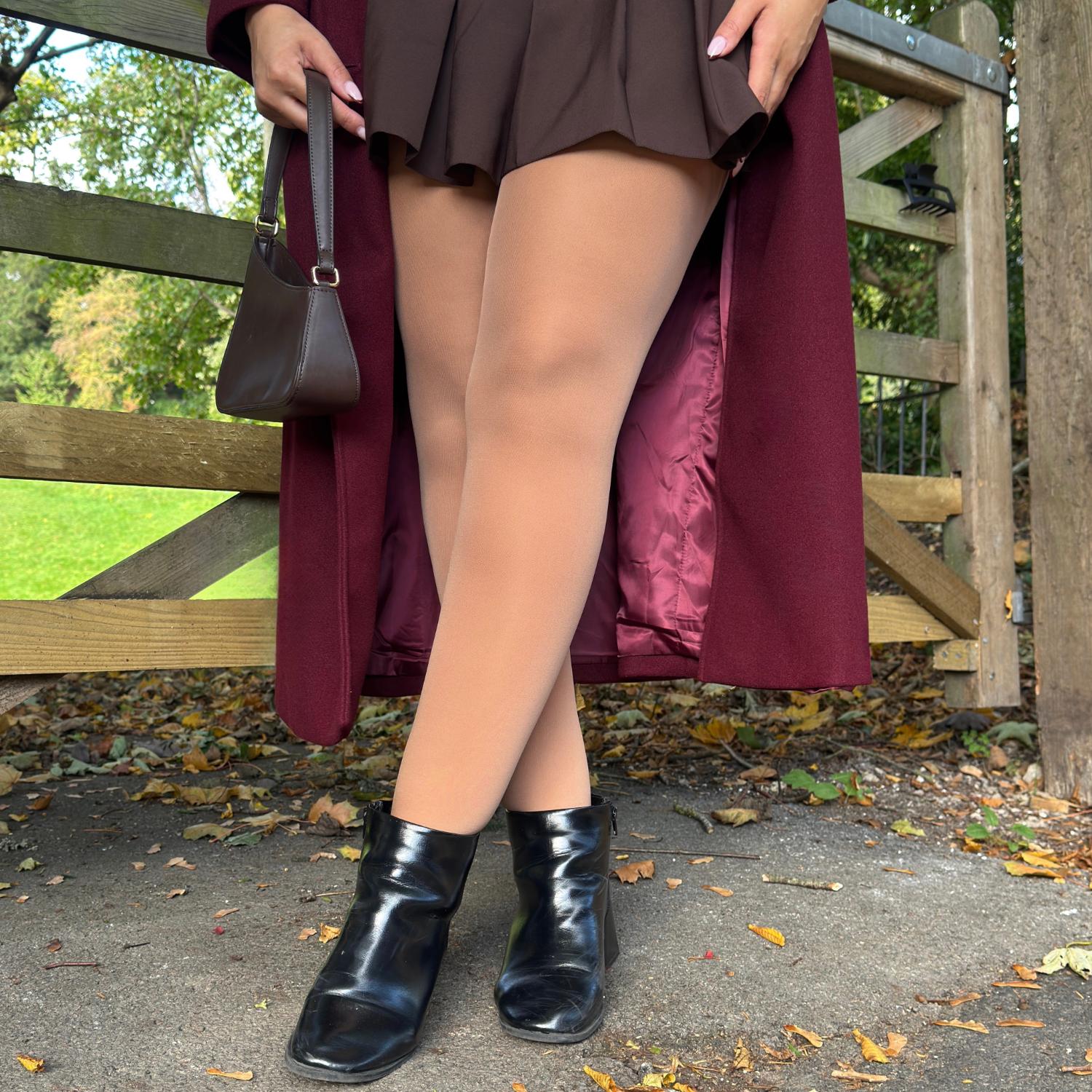 80 Denier Tights - Mocha - Zenithce