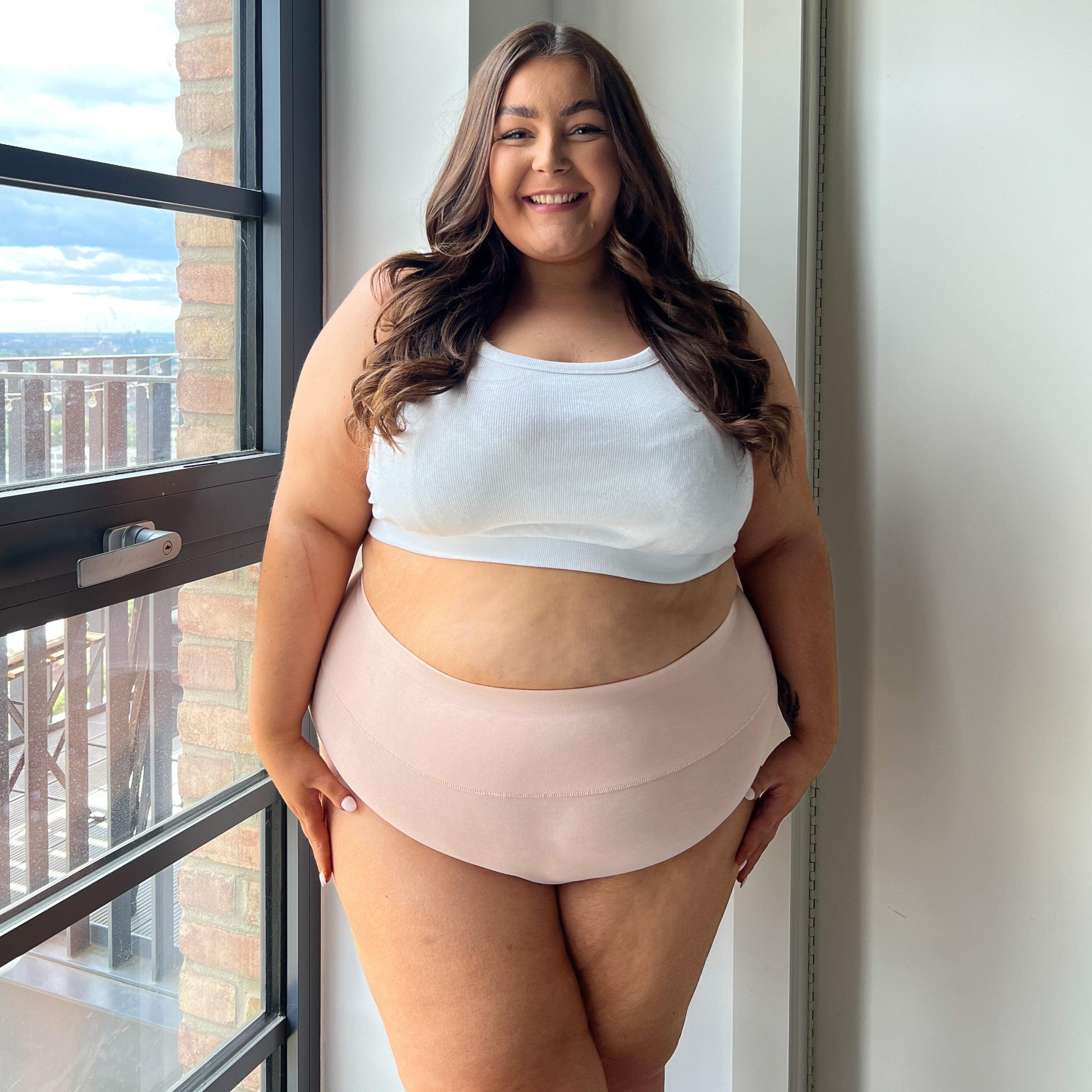 Organic Cotton Full Brief Knickers - Ballet Pink - Zenithce