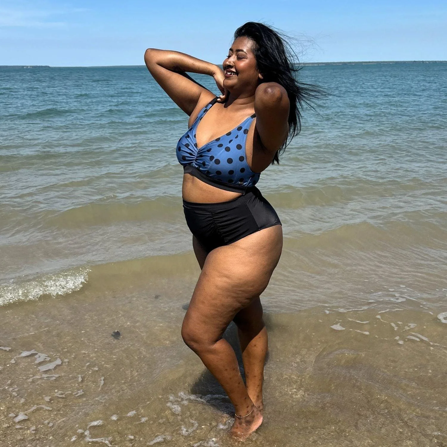 There Can Be Only One Bikini Top - Polka - Zenithce