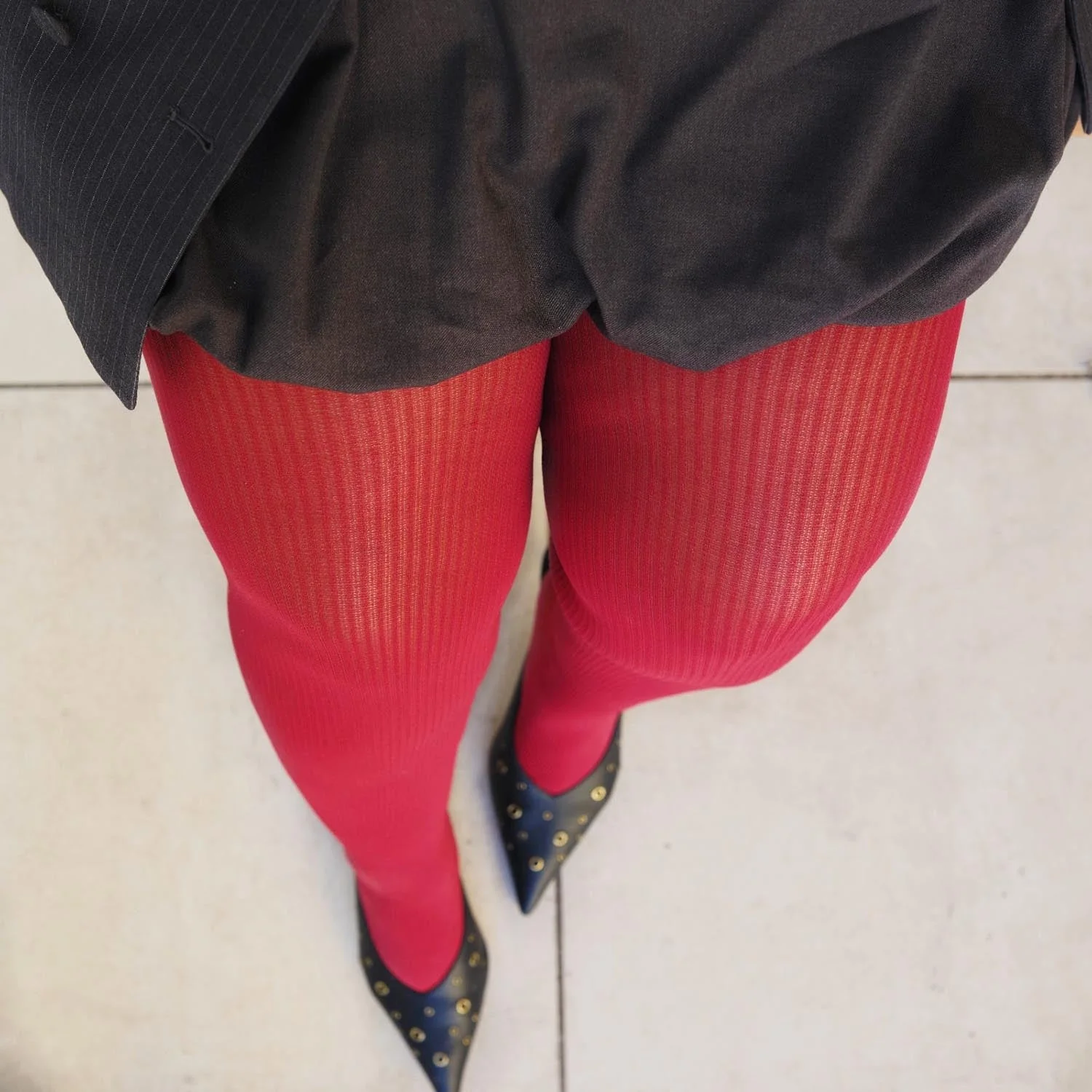 Ionic Ribbed Tights - Pirouette - Zenithce