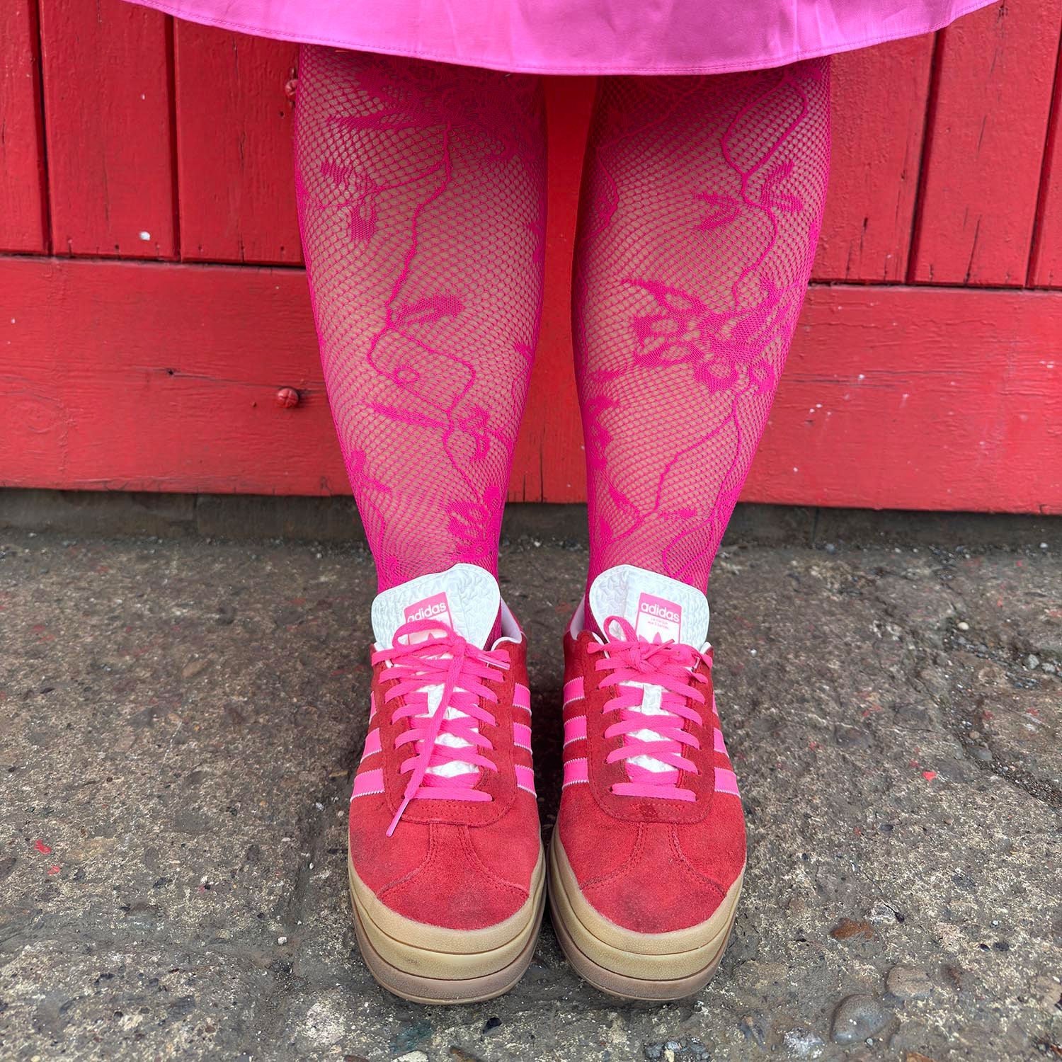 Riff Raff Fishnets - Pomegranate - Zenithce