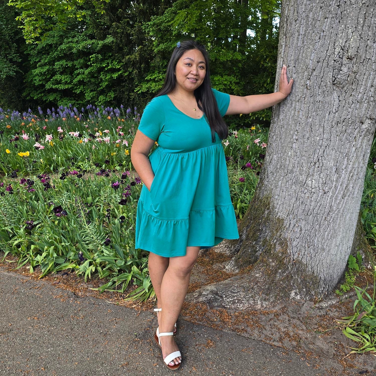 Tiered Mini Dress - Beach Bum - Zenithce