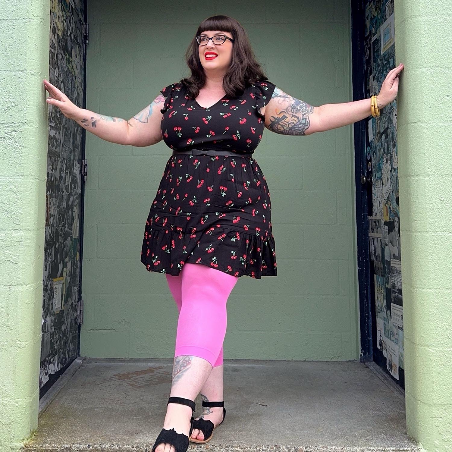 Stay Cool Capri Tights - Pink Lady - Zenithce