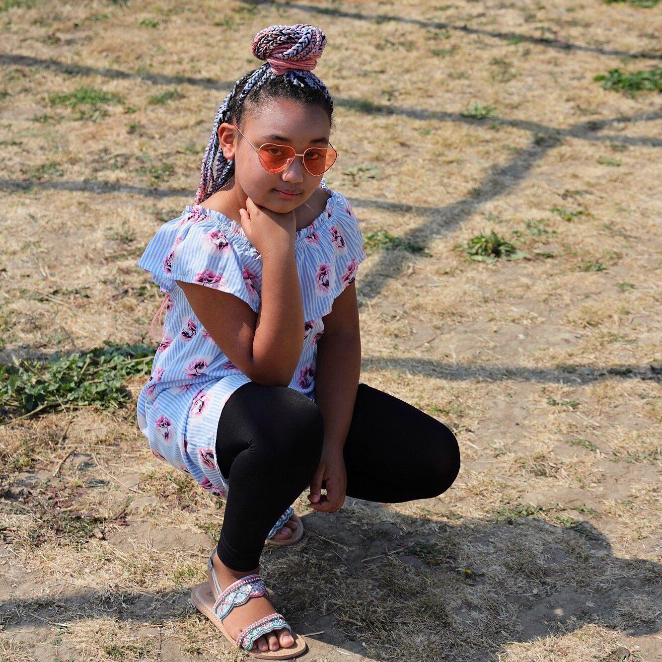 Tween Footless Tights - Black - Zenithce