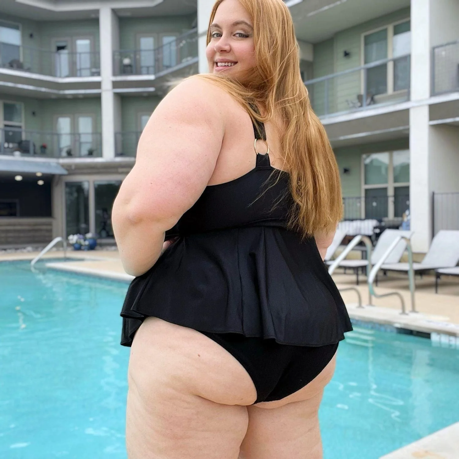 Beam Me Up Tankini Top - Black - Zenithce