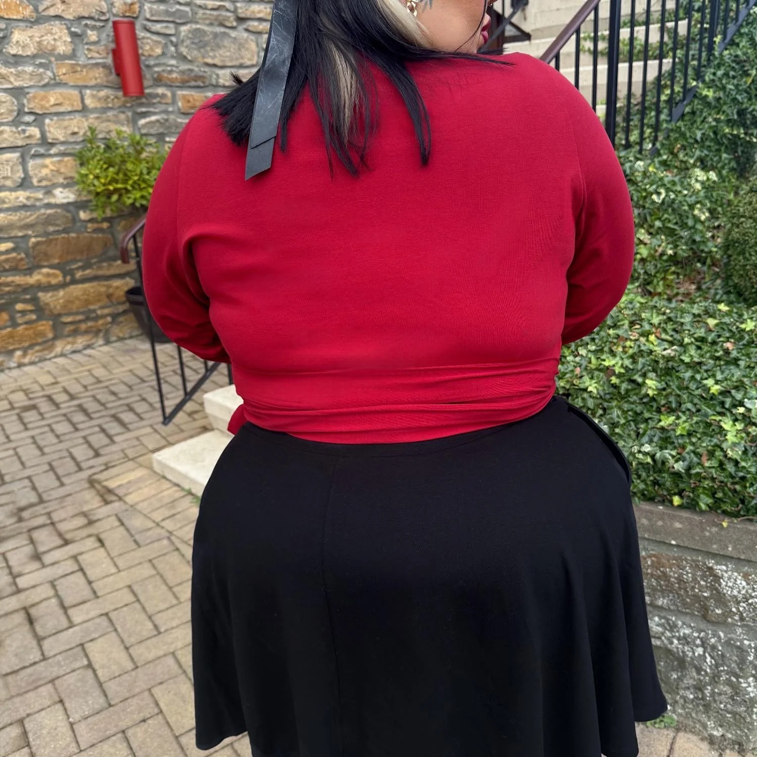 Organic Cotton Wrap Top - Pirouette - Zenithce