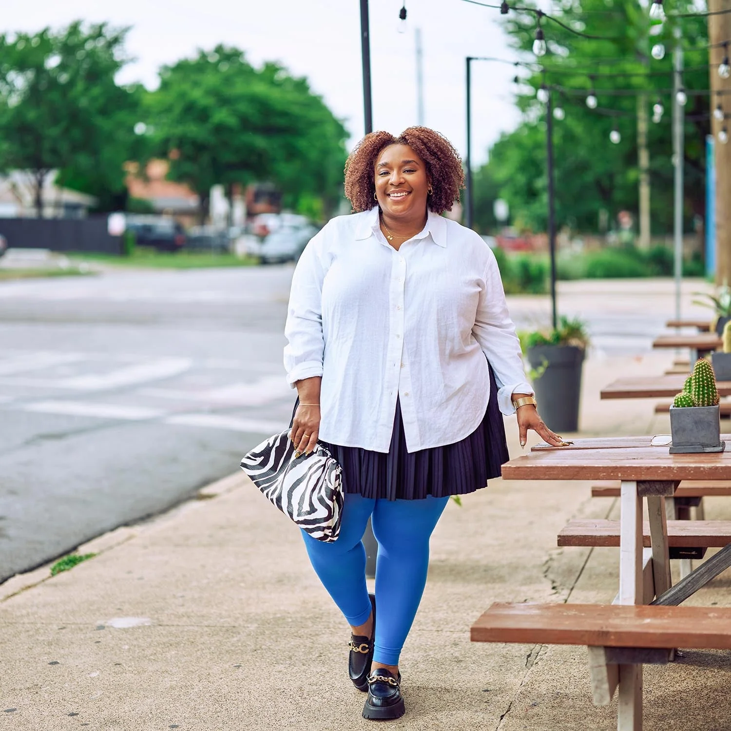 Footless Tights - Peacock - Zenithce