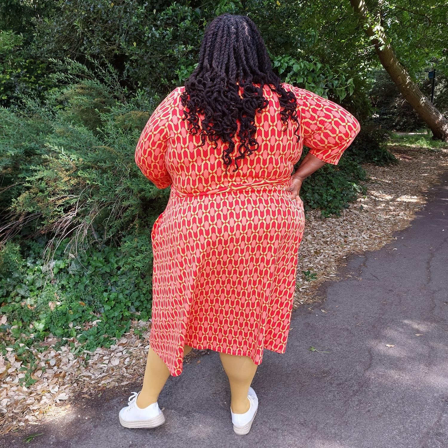 Wrap Dress - Red City - Zenithce