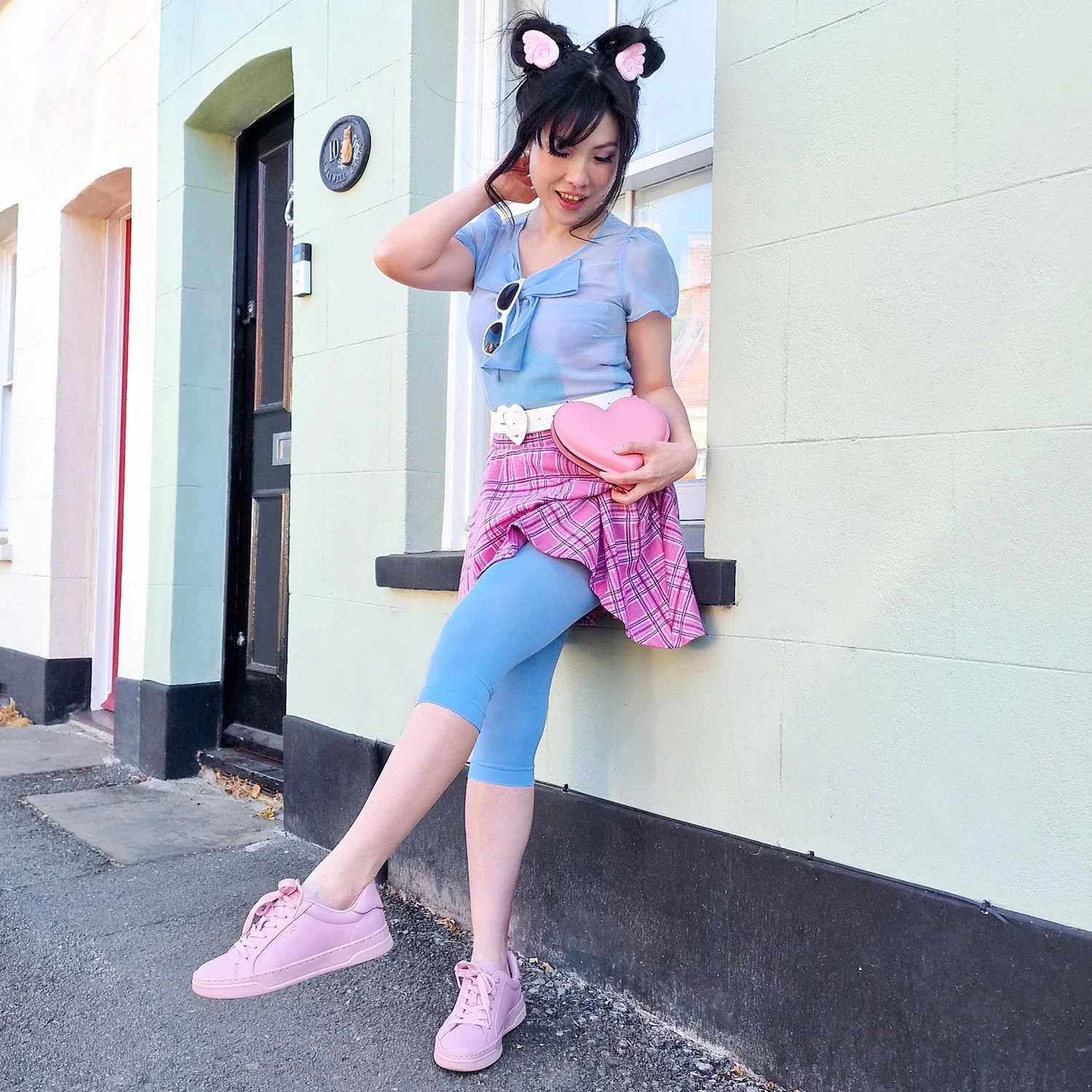 Stay Cool Capri Tights - Ice Blast - Zenithce