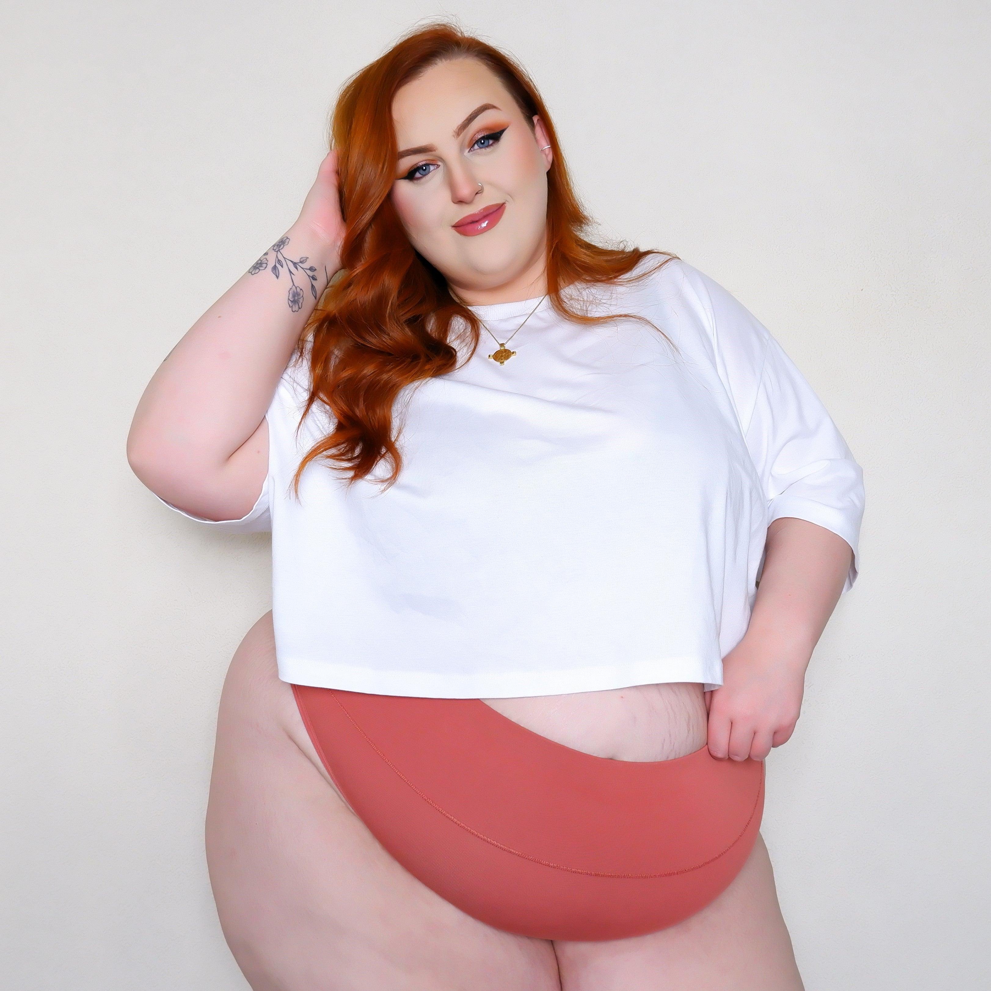 Organic Cotton Thong - Peach Party - Zenithce