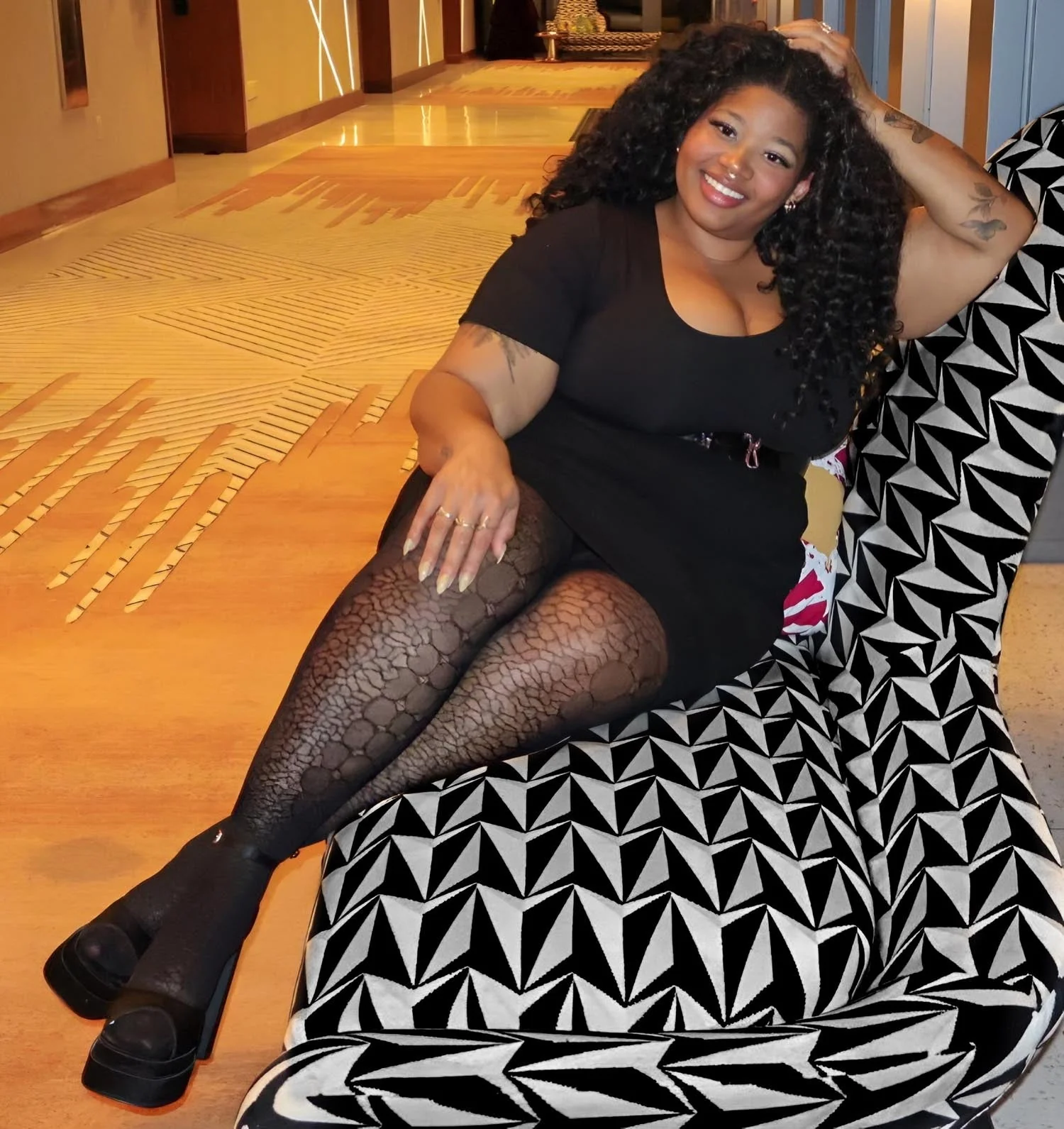 Mini Pencil Skirt - Archean - Zenithce