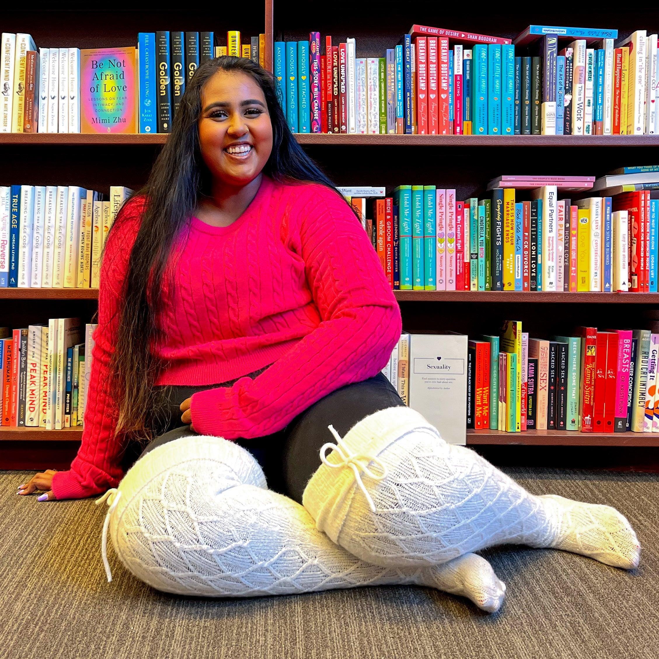 Thigh High Socks - Snowball - Zenithce