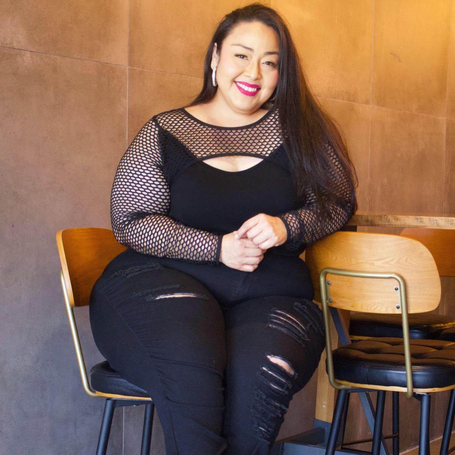 Fishnet Top - Alanis - Black - Zenithce