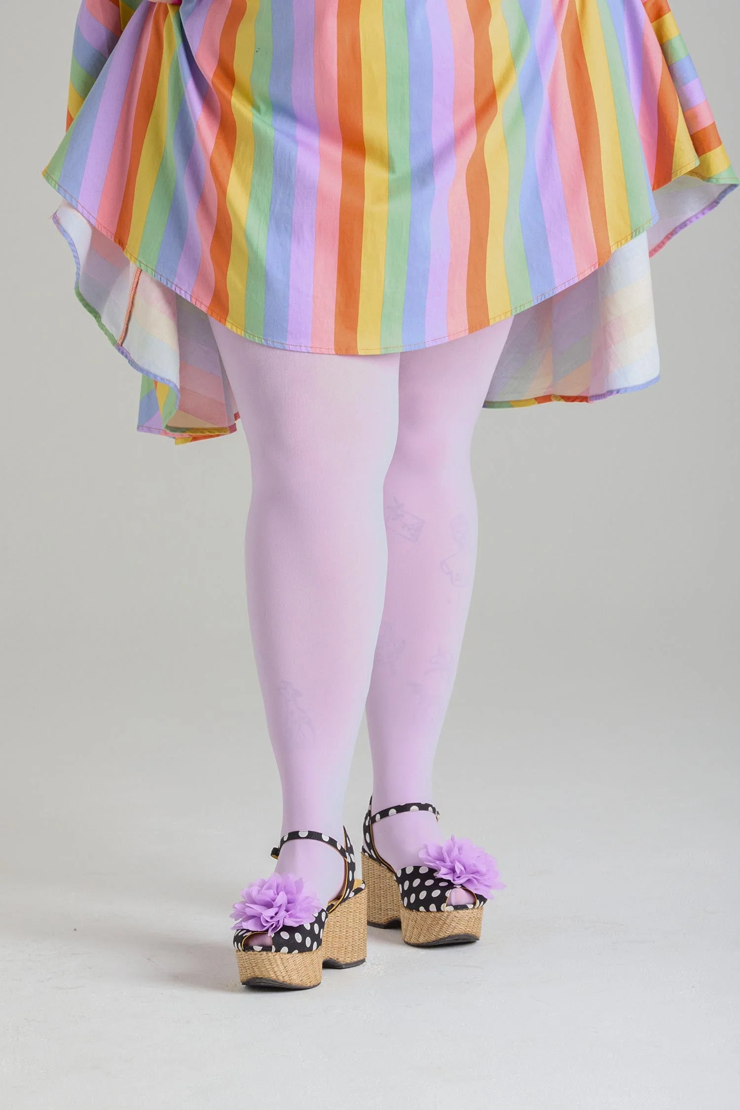 80 Denier Tights - Lavender - Zenithce