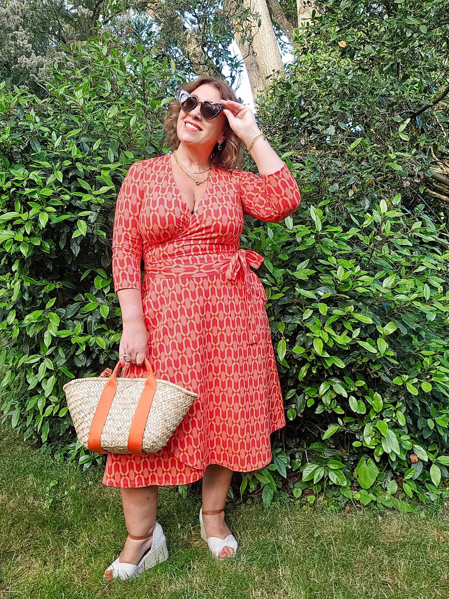 Wrap Dress - Red City - Zenithce