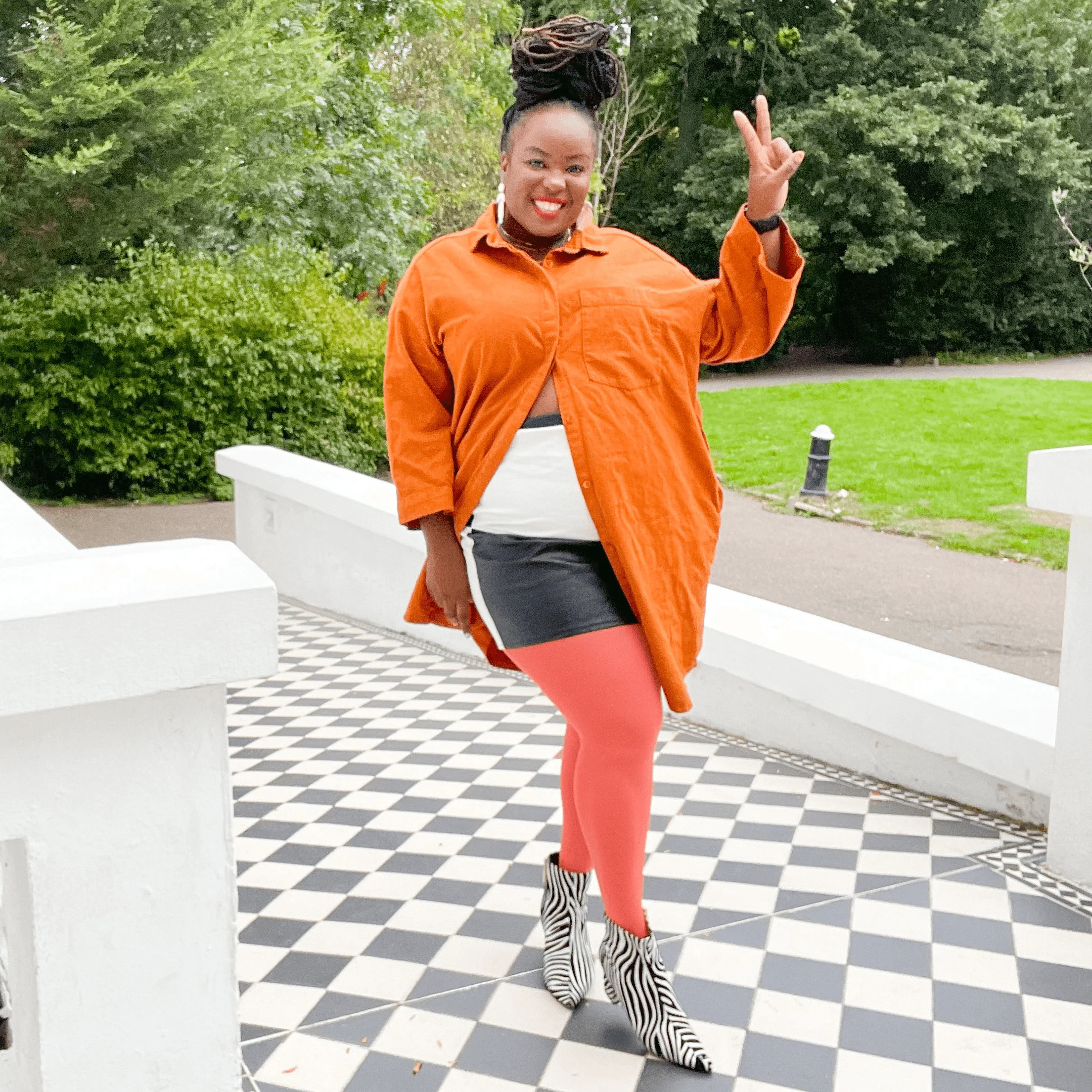 80 Denier Tights - Peach Party - Zenithce