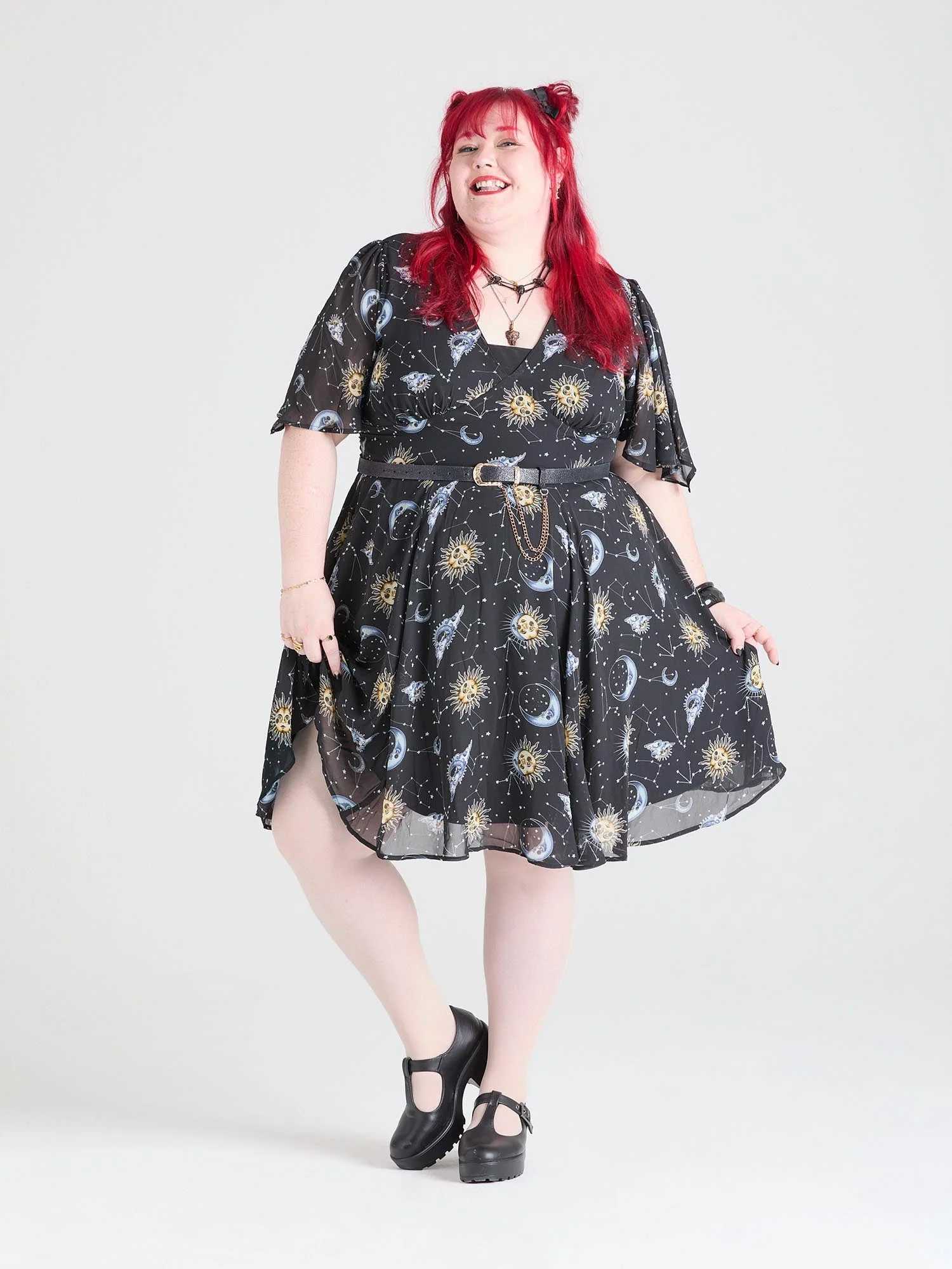 30 Denier Sheer Halo Tights - Majestic - Zenithce