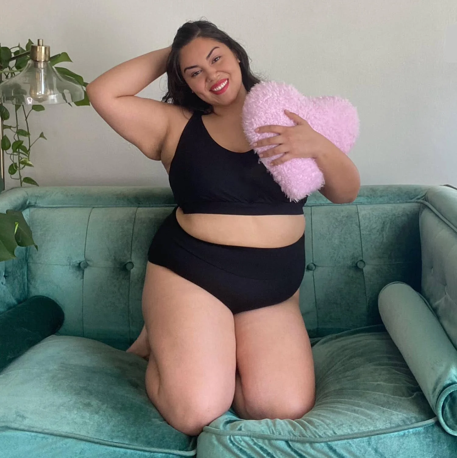 Organic Cotton Lacey Super High Waist Knickers - Zenithce