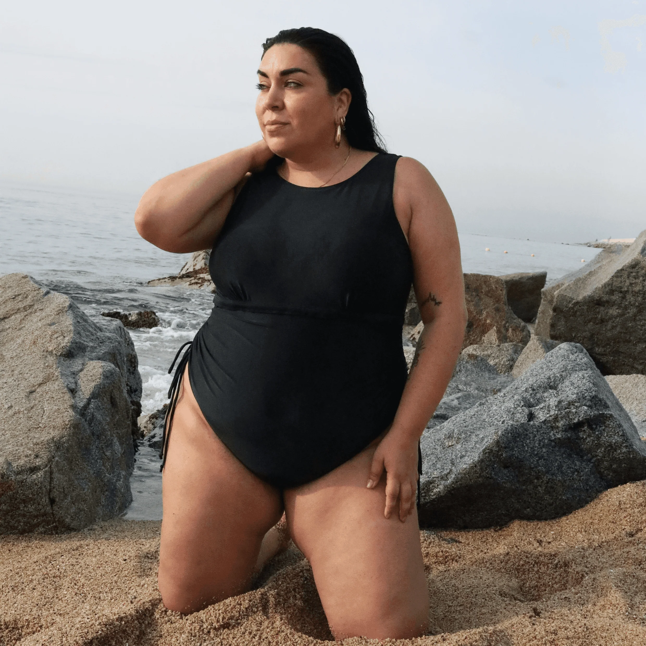 I'll fly with you Swimsuit - Black - Zenithce