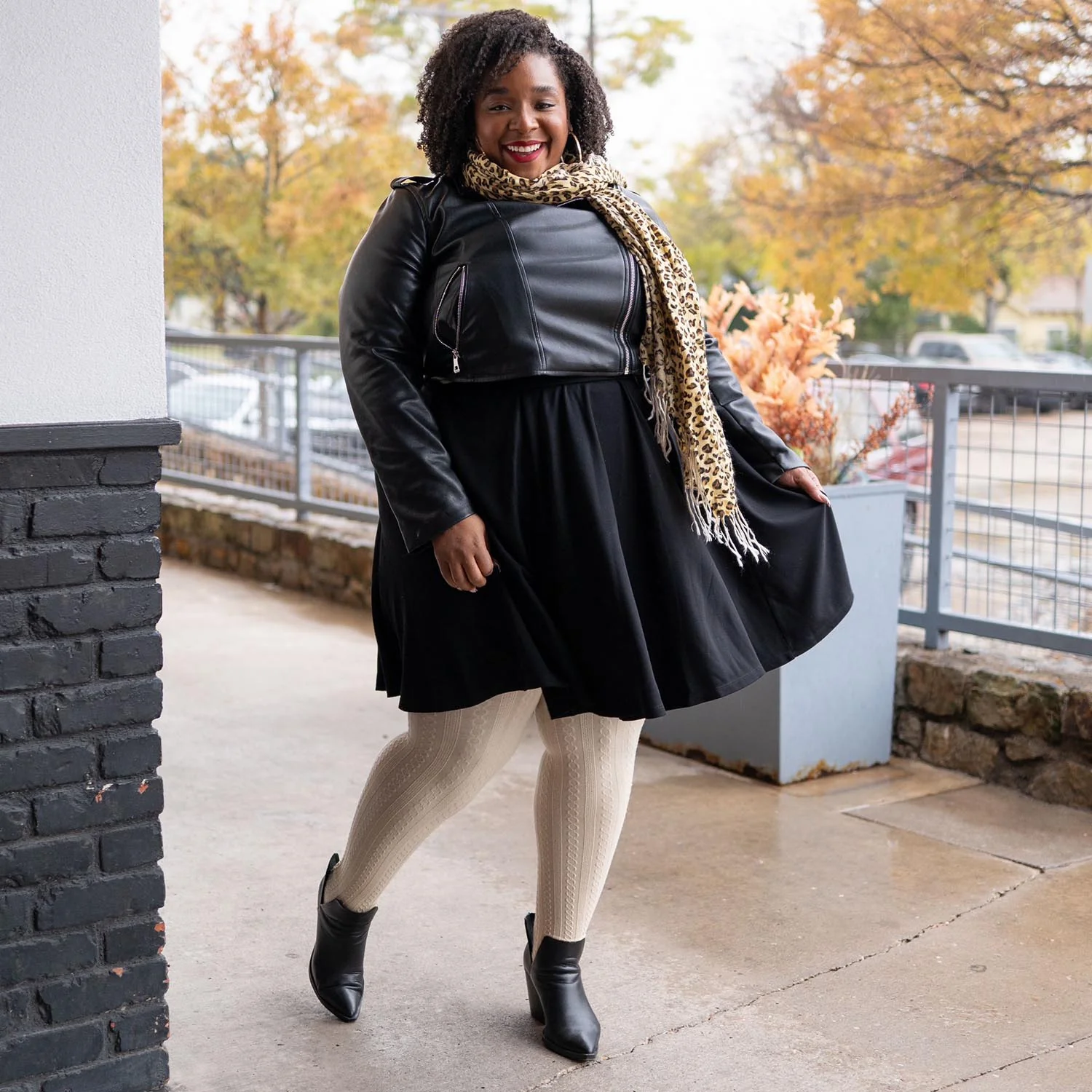 Grannies Cable Knit Wool Tights V2 - Oatmeal - Zenithce