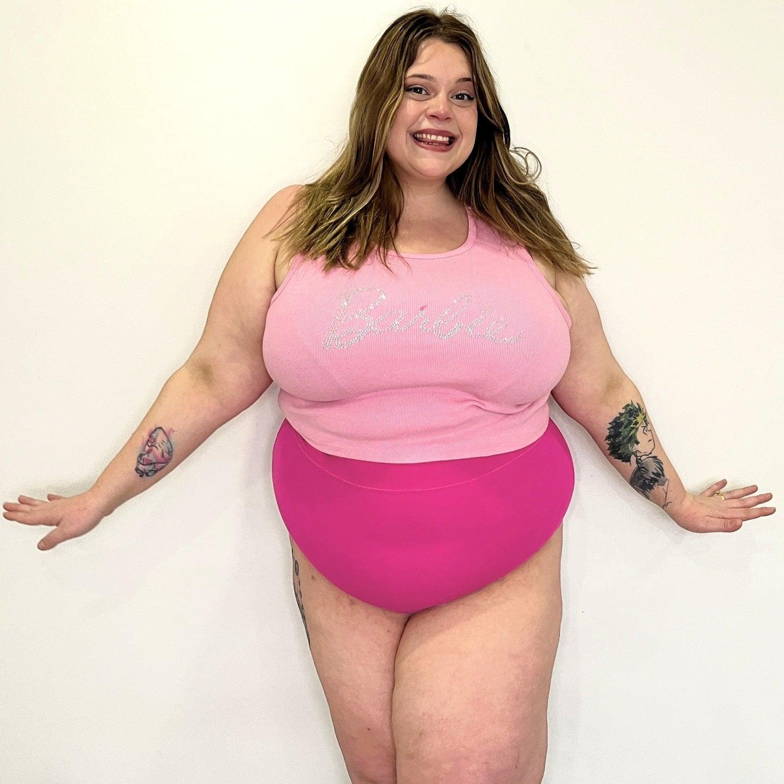 Organic Cotton Super High Waist Knickers - Barbara - Zenithce