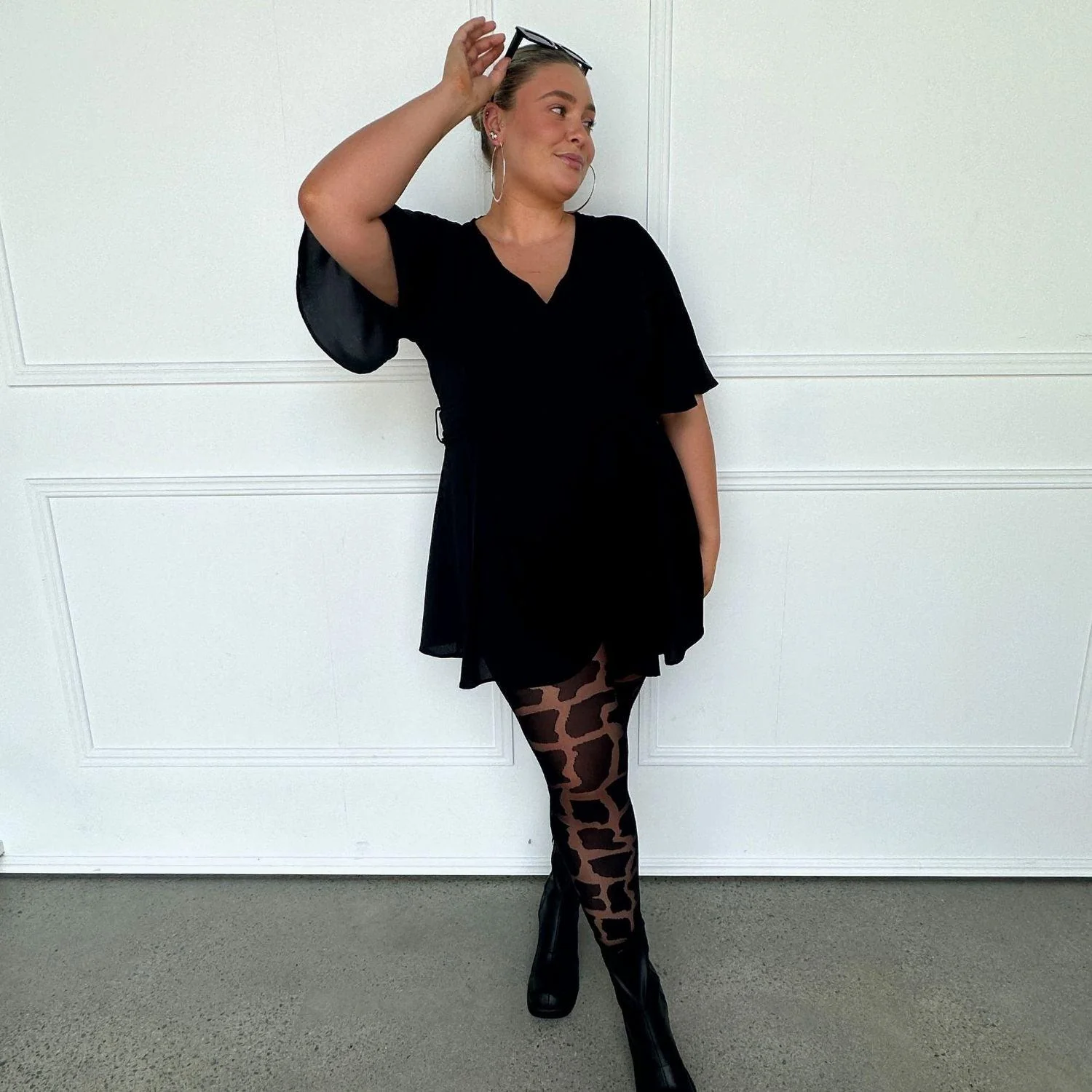 Your HighNess - Giraffe Print Tights - Zenithce