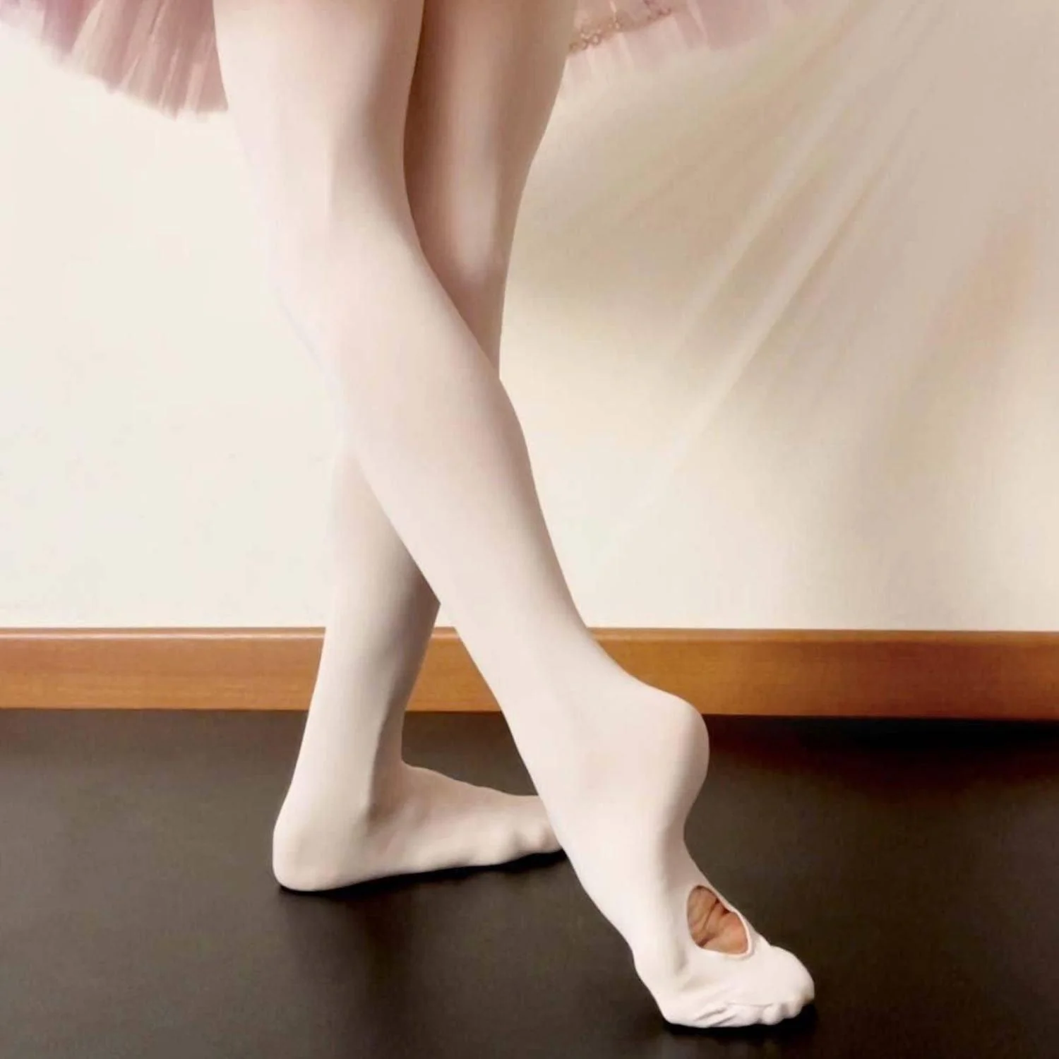 Convertible Dance Tights - Pink - Zenithce