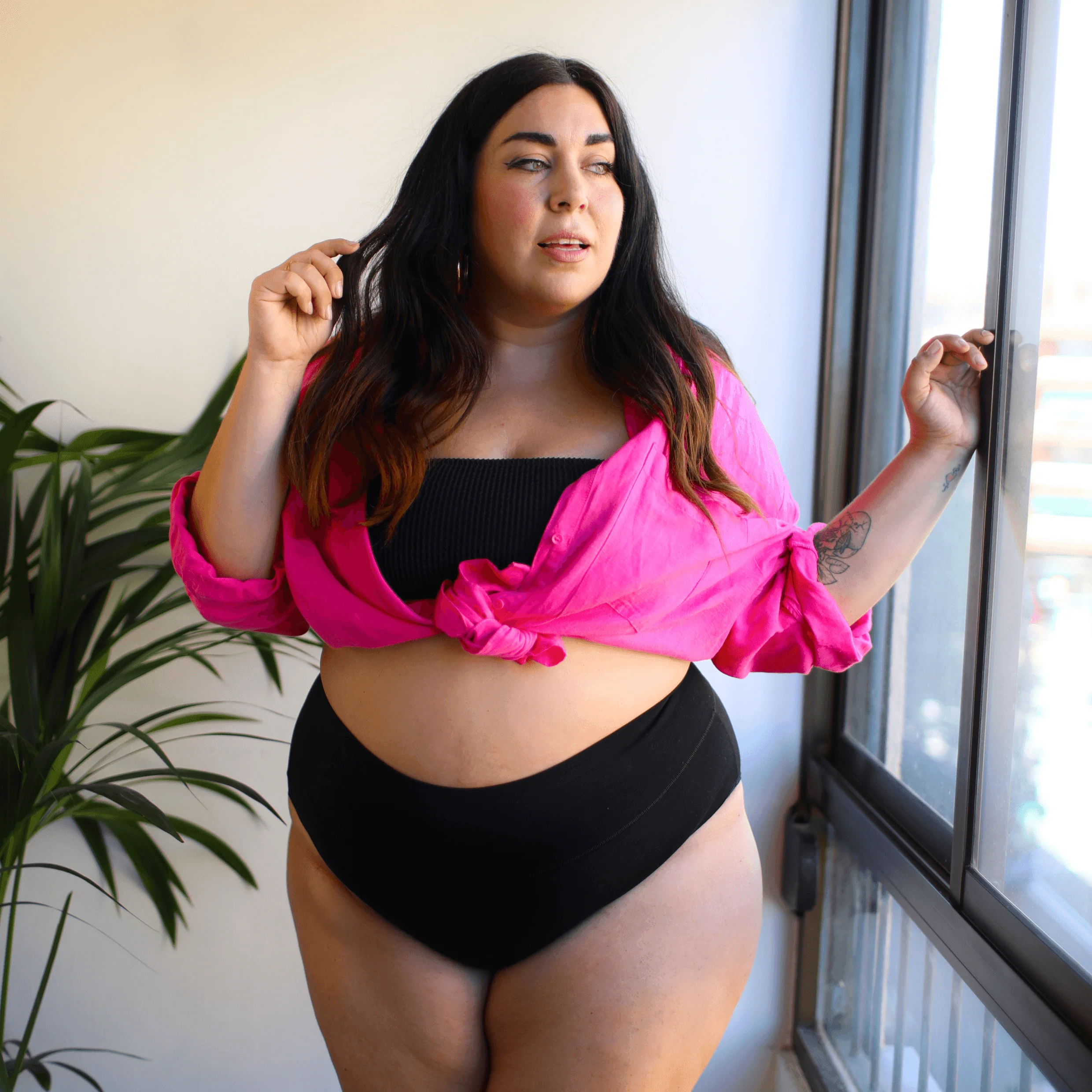 Full Brief Knickers - 3 Pairs in Black - Zenithce