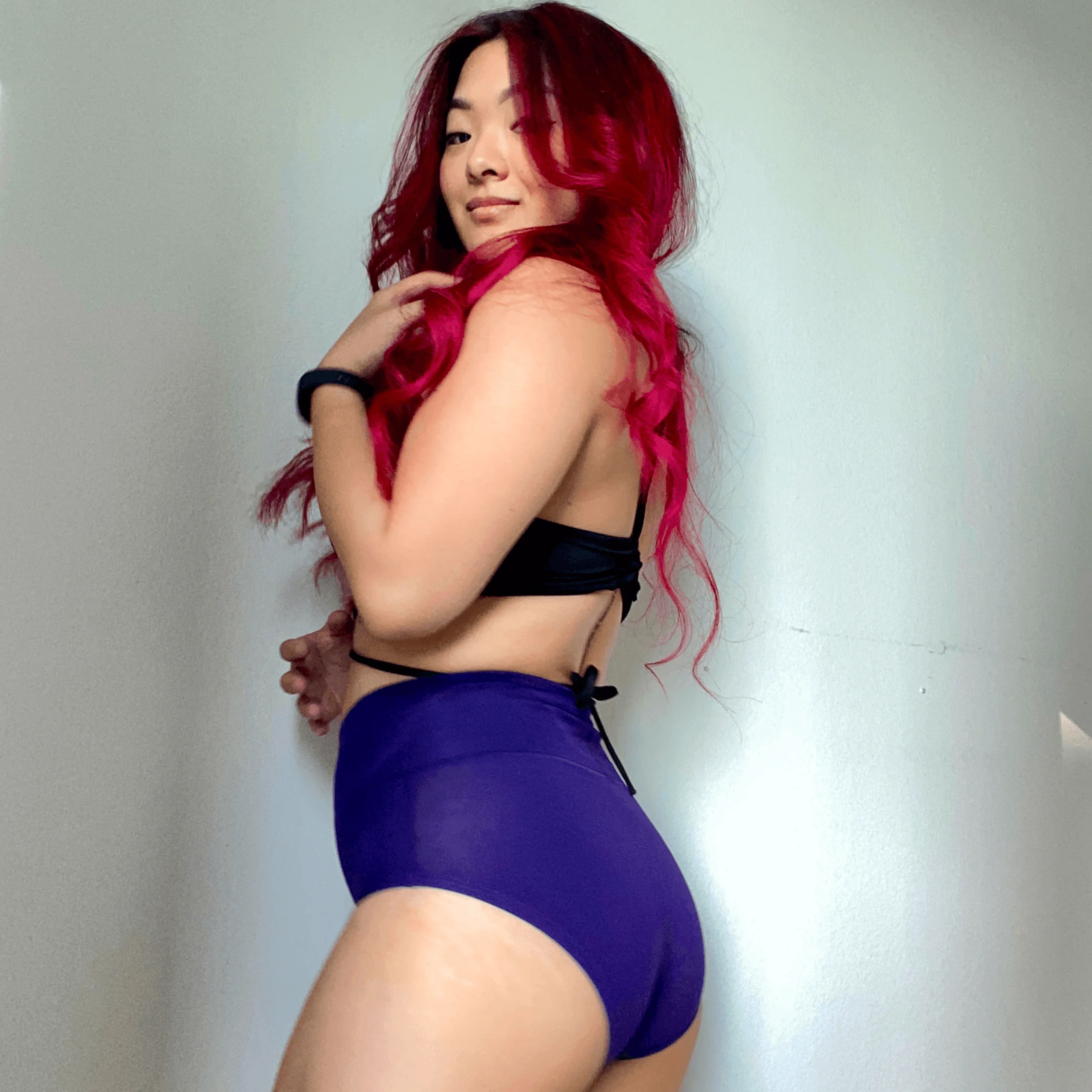 Organic Cotton Full Brief Knickers - Suffragette Purple - Zenithce