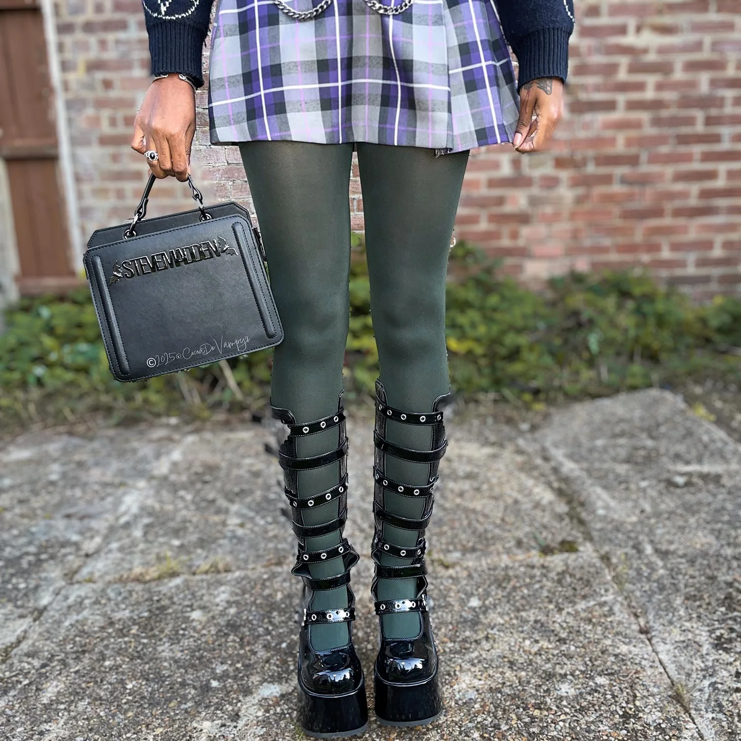 80 Denier Tights - Crocodile - Zenithce