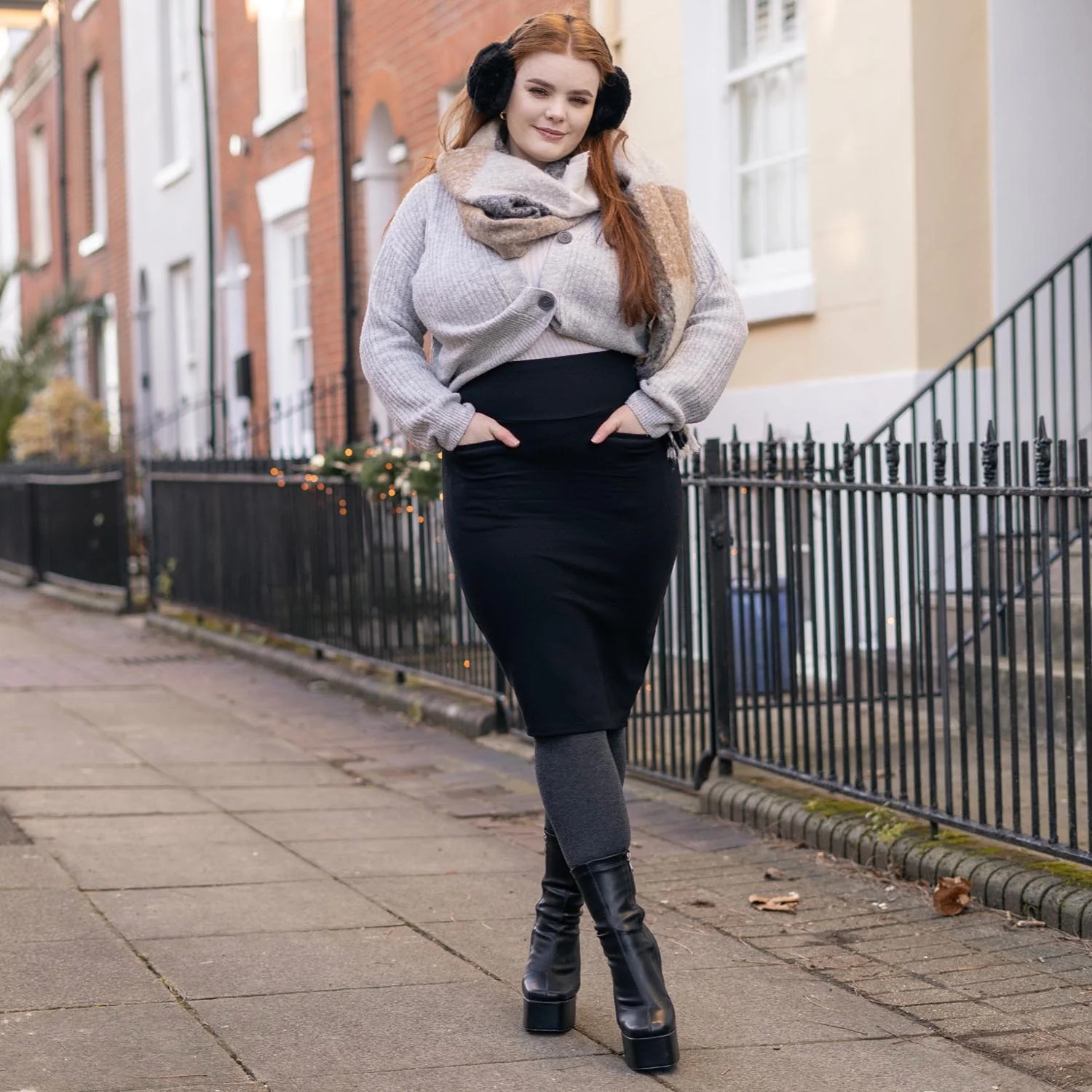 Pencil Skirt - Black (V2) - Zenithce