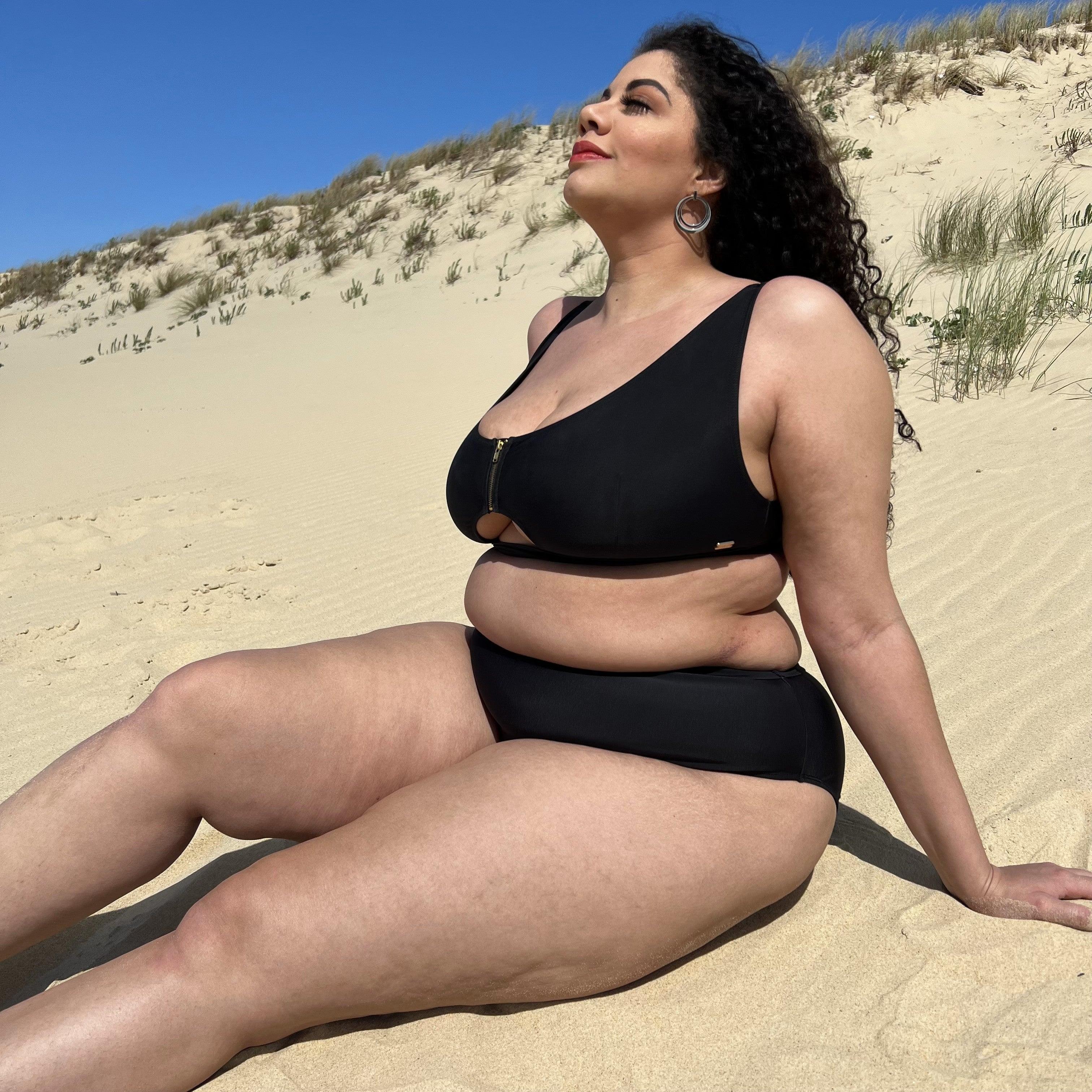 Hasta La Vista Bikini Top - Black - Zenithce