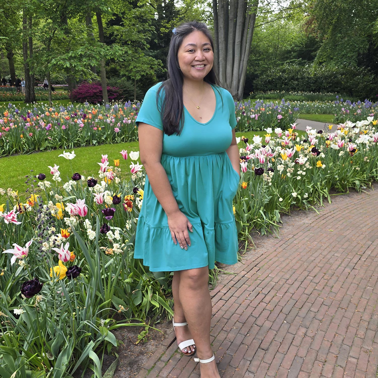 Tiered Mini Dress - Beach Bum - Zenithce