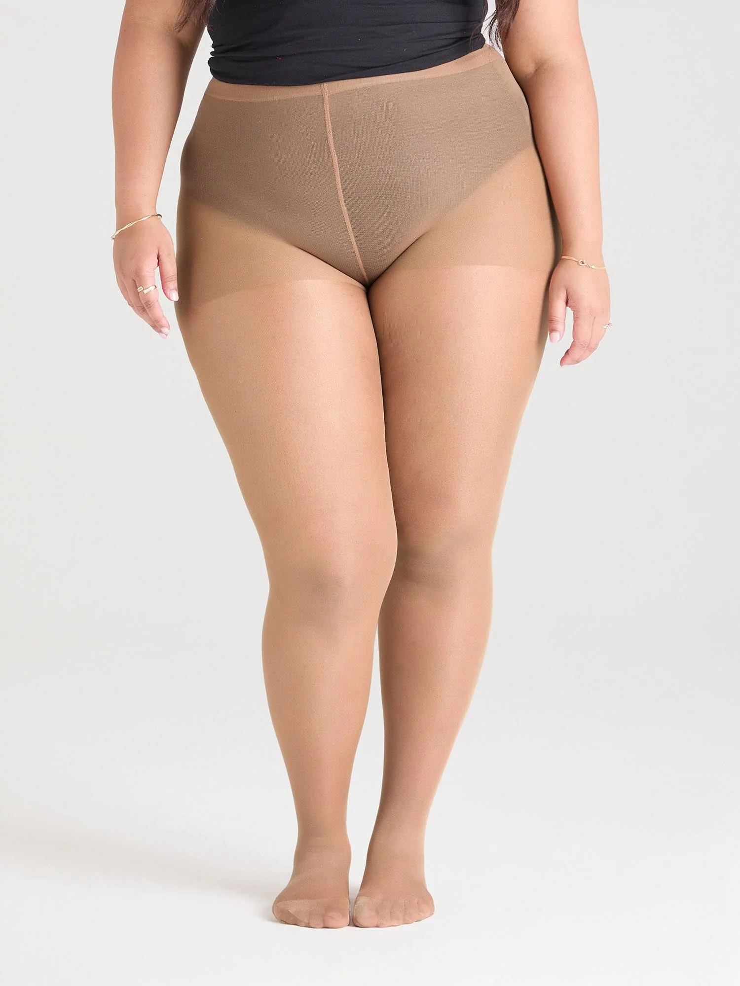 30 Denier Sheer Halo Tights - Glow - Zenithce