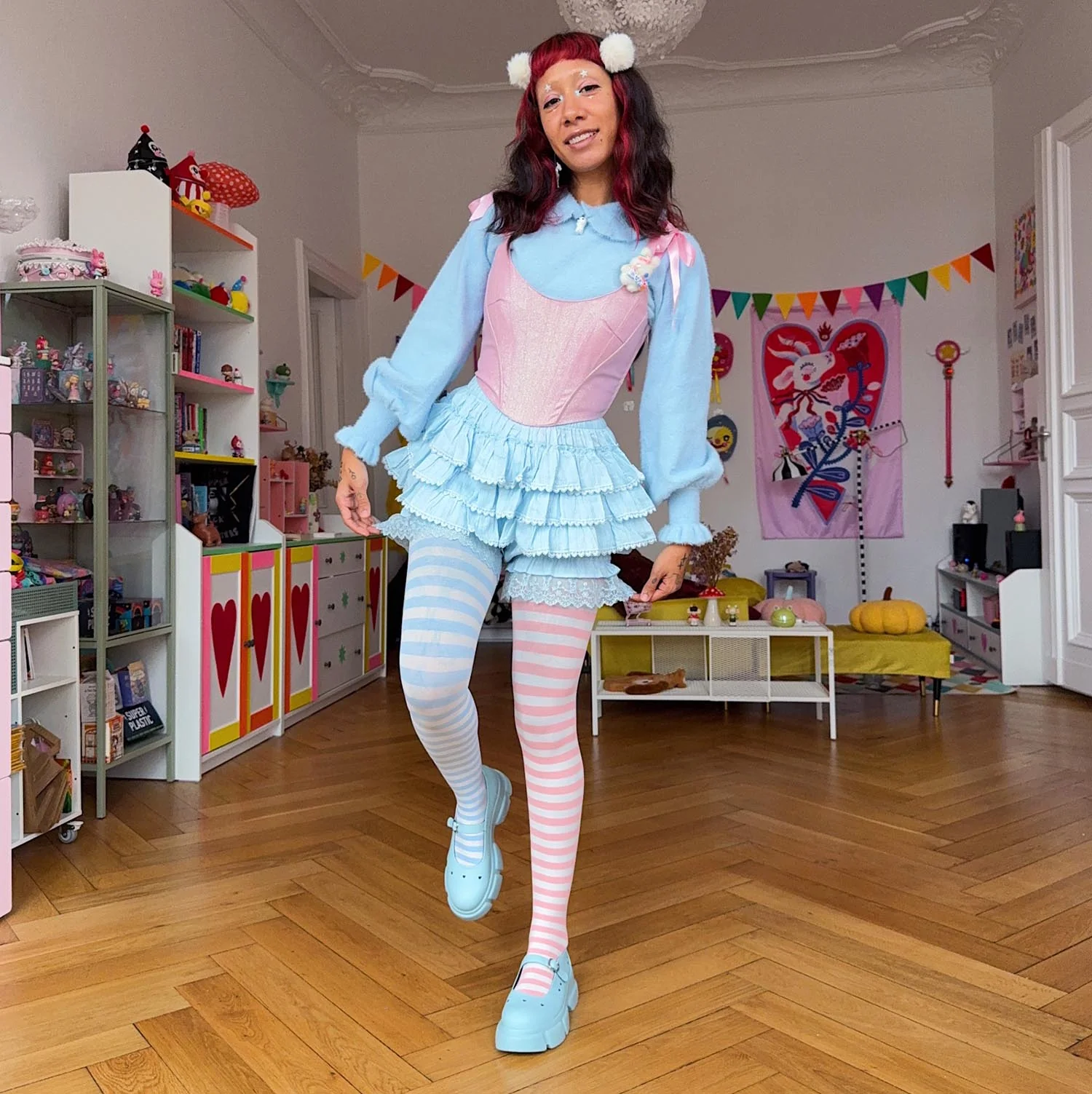 Duo Tights - Blush Breeze - Zenithce