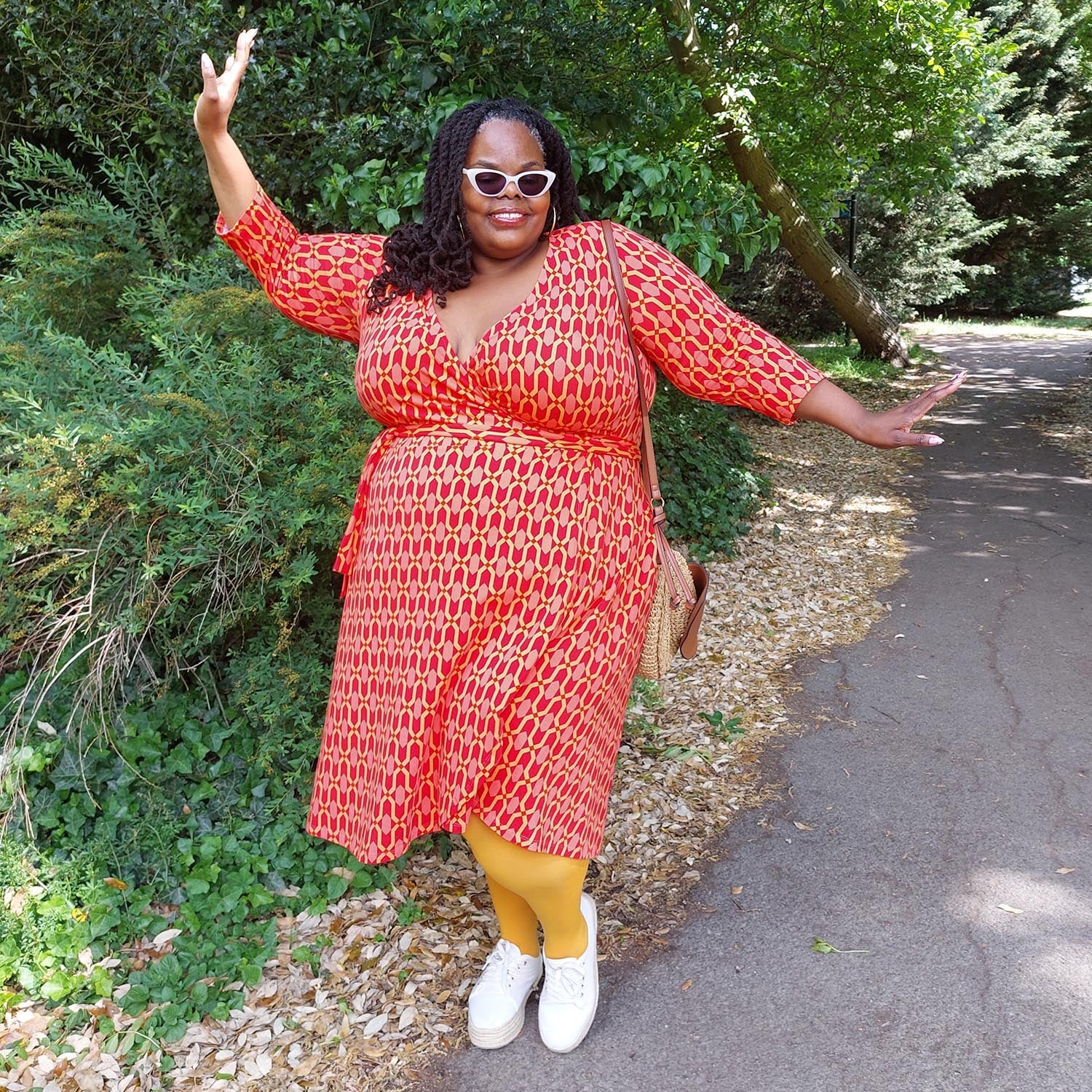 Wrap Dress - Red City - Zenithce