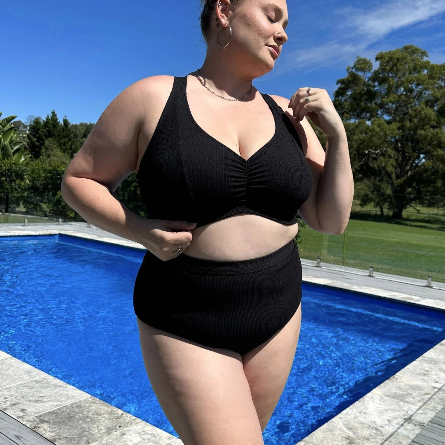 Tidelands Bikini Top - Black - Zenithce