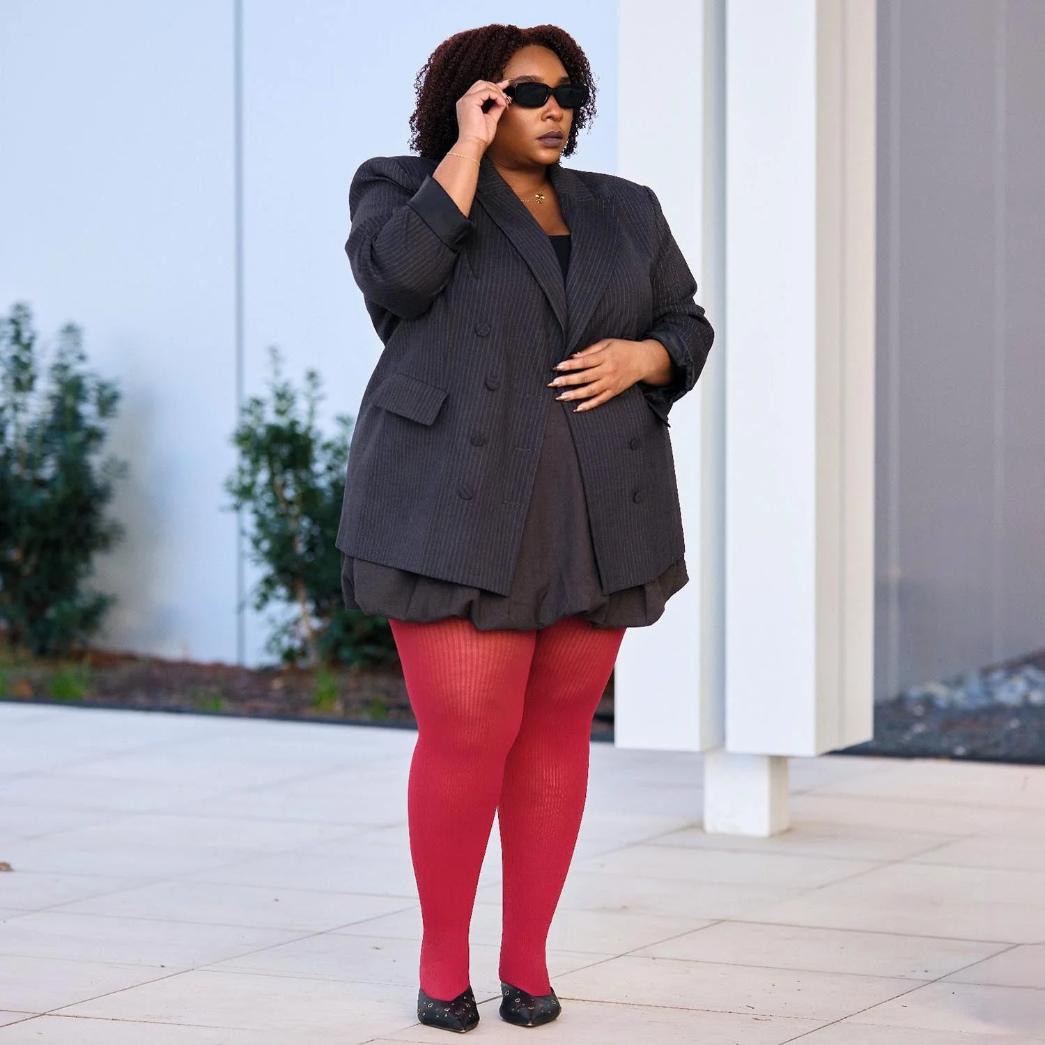 Ionic Ribbed Tights - Pirouette - Zenithce