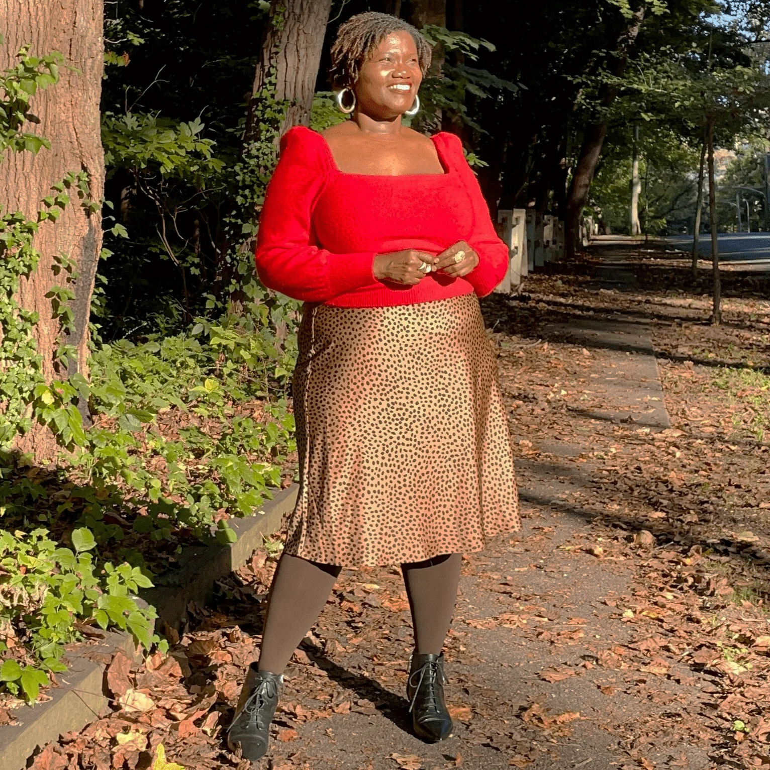 Huggy Light Compression Tights - Hot Chocolate - Zenithce