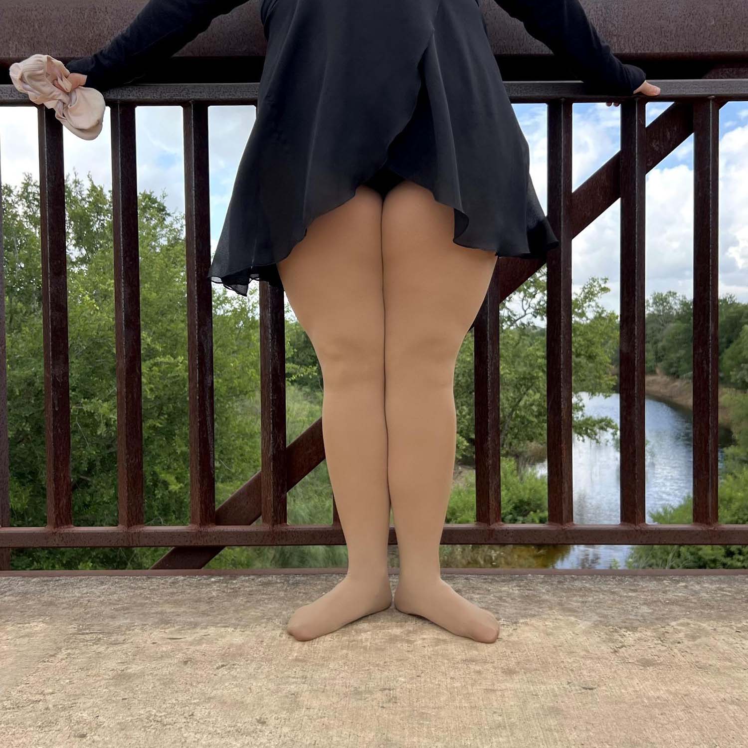 Convertible Dance Tights - Caramel Latte - Zenithce