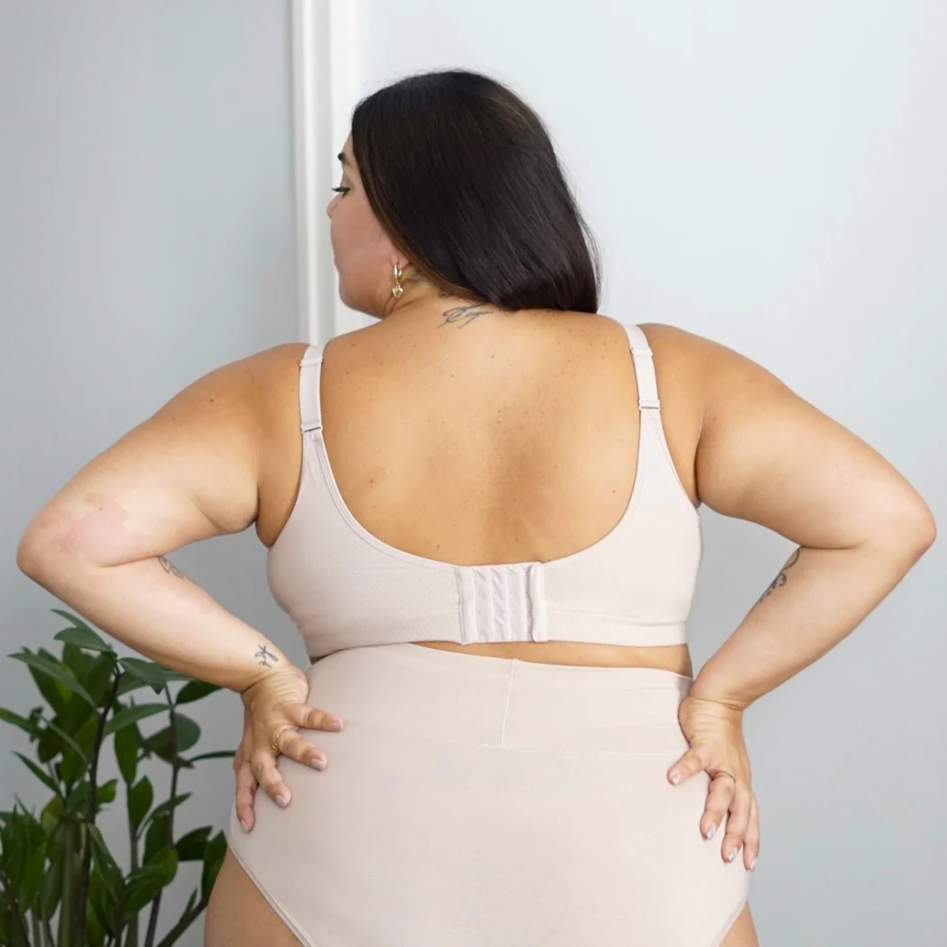 Everyday Ribbed Bra - Milk Bottle - Zenithce