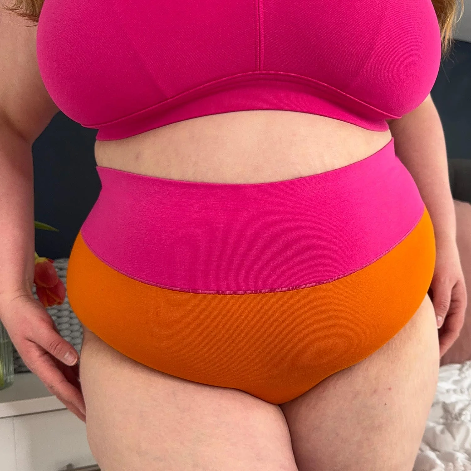 Organic Cotton Full Brief Duo Knickers - Papaya & Barbara - Zenithce