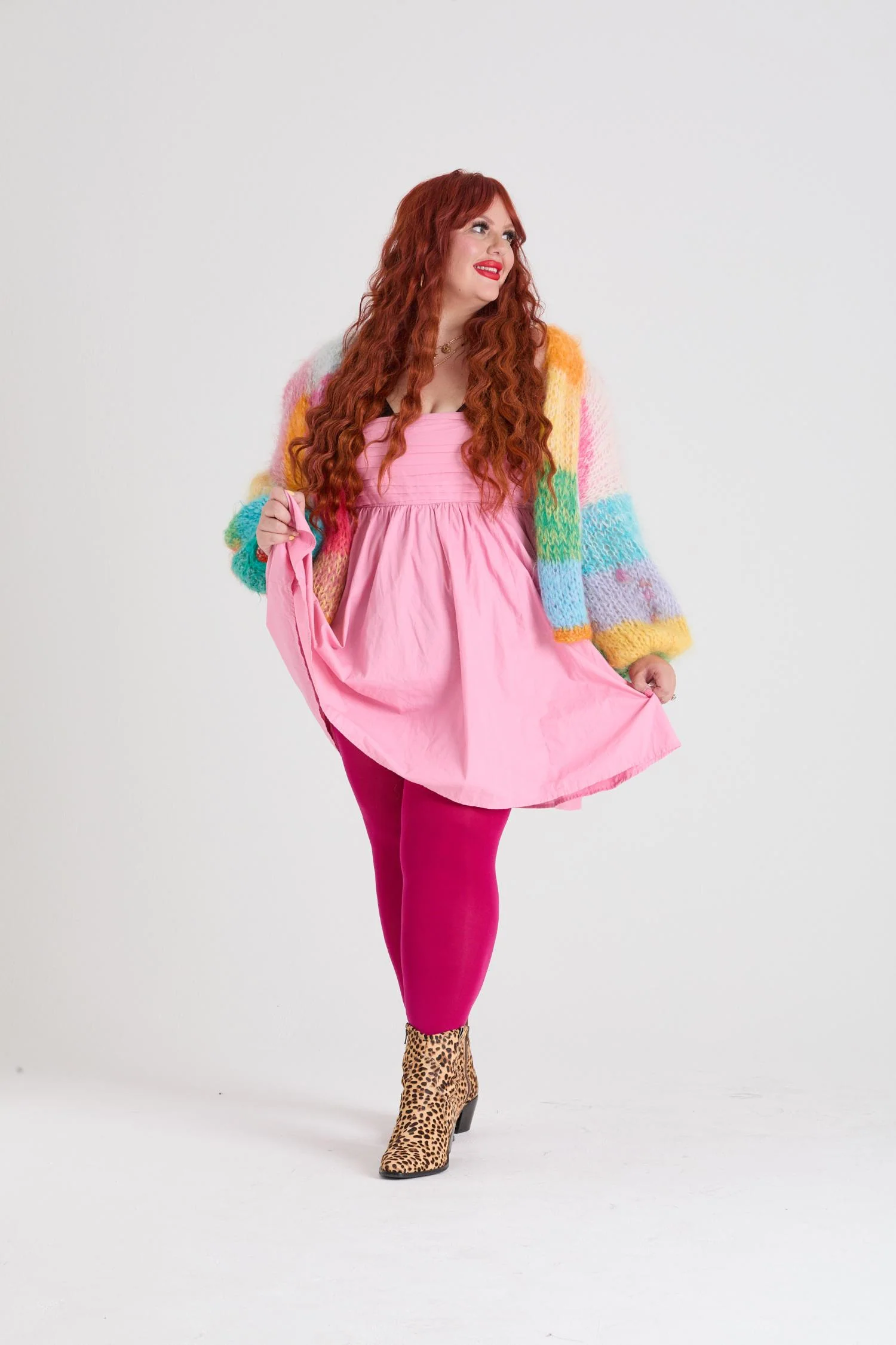 80 Denier Tights - Raspberry Pie - Zenithce