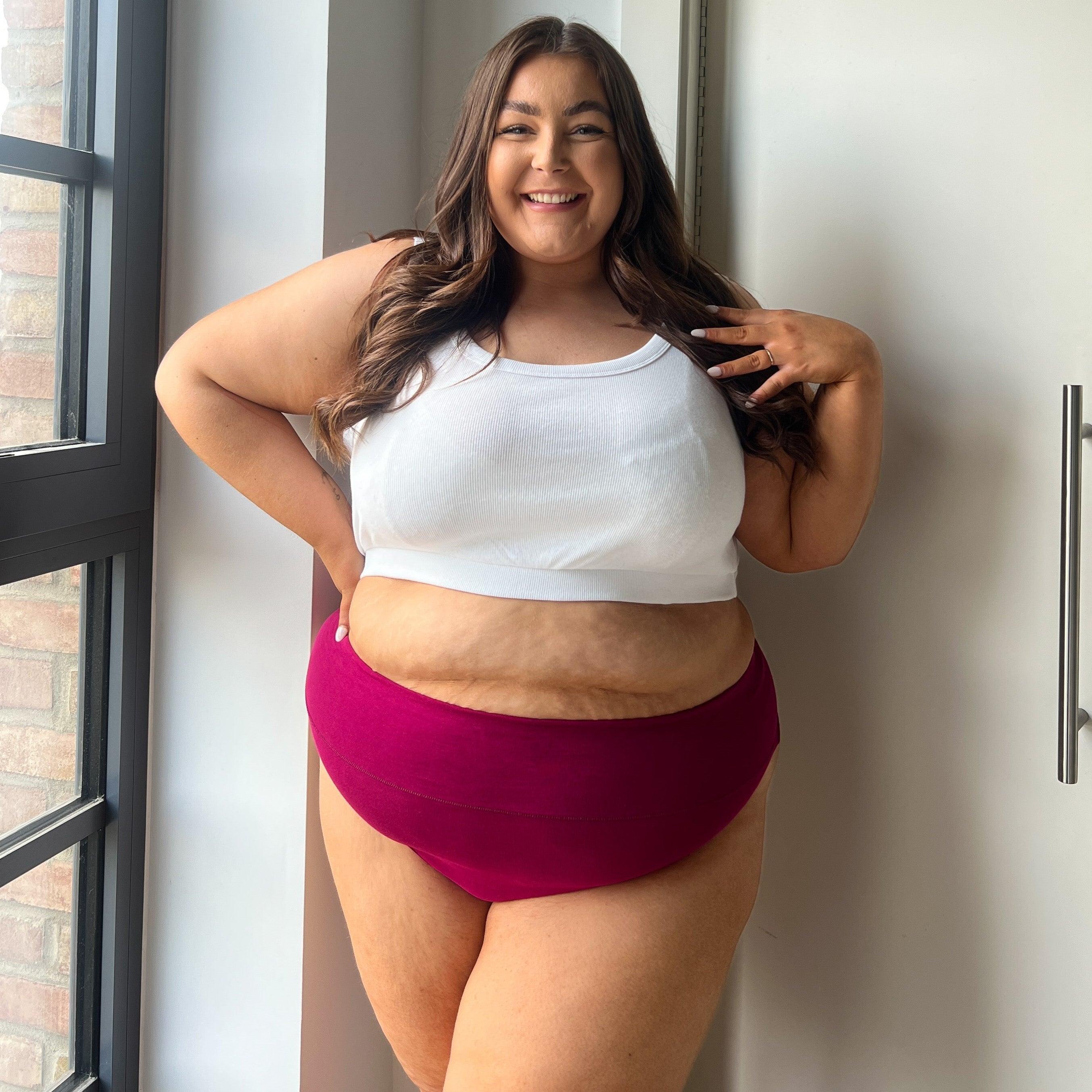 Organic Cotton Thong - Raspberry Pie - Zenithce