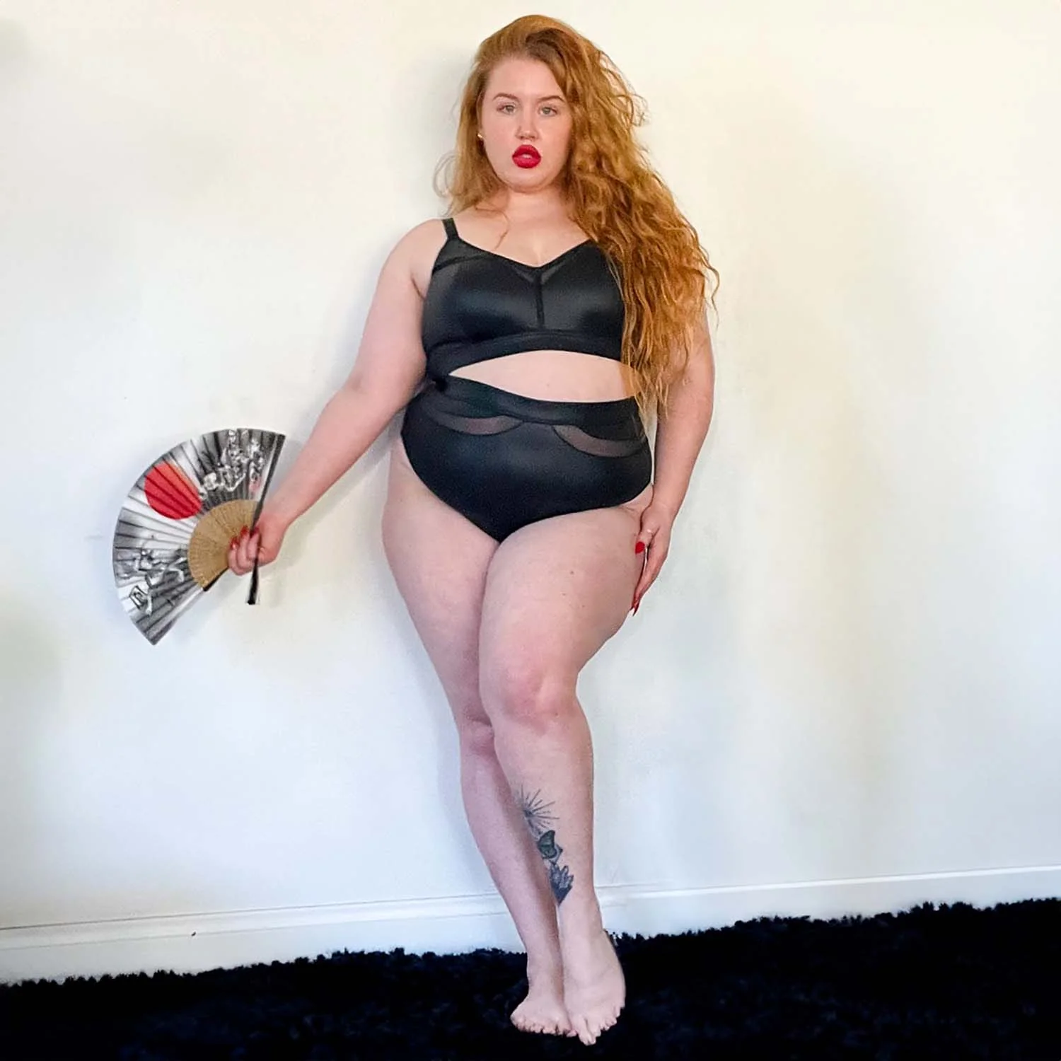 Siren Faux Leather Full Briefs - Zenithce