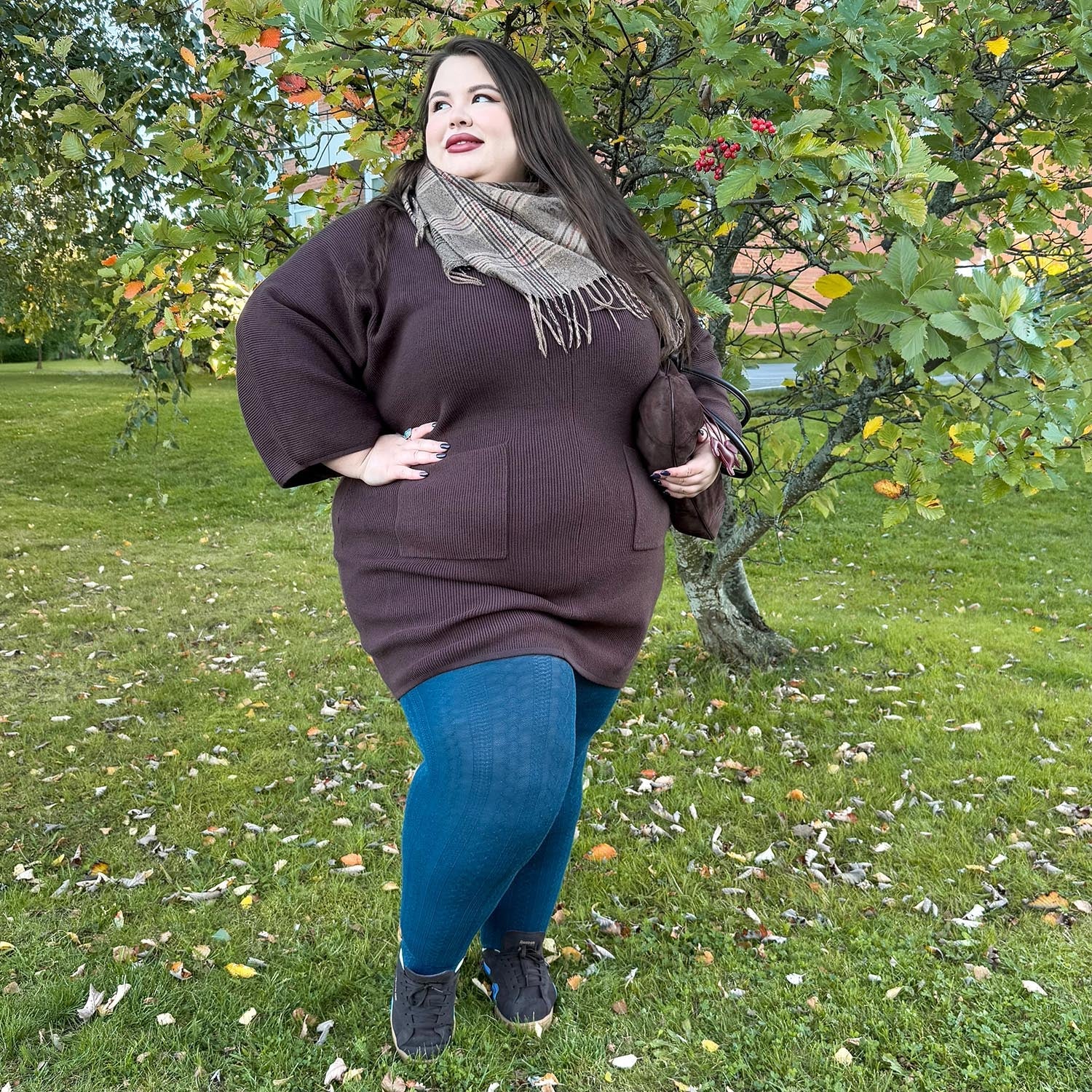 Grannies Cable Knit Wool Tights V2 - Bone China - Zenithce