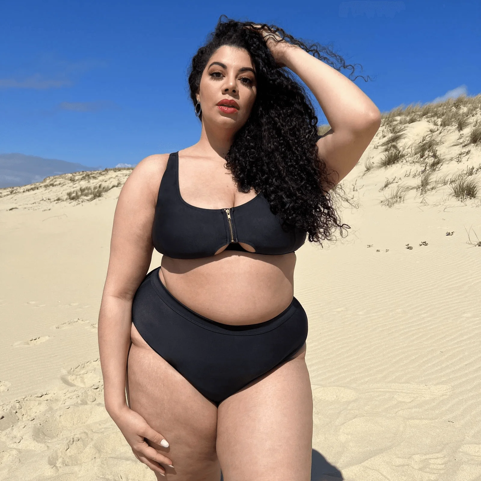 Hasta La Vista Bikini Top - Black - Zenithce