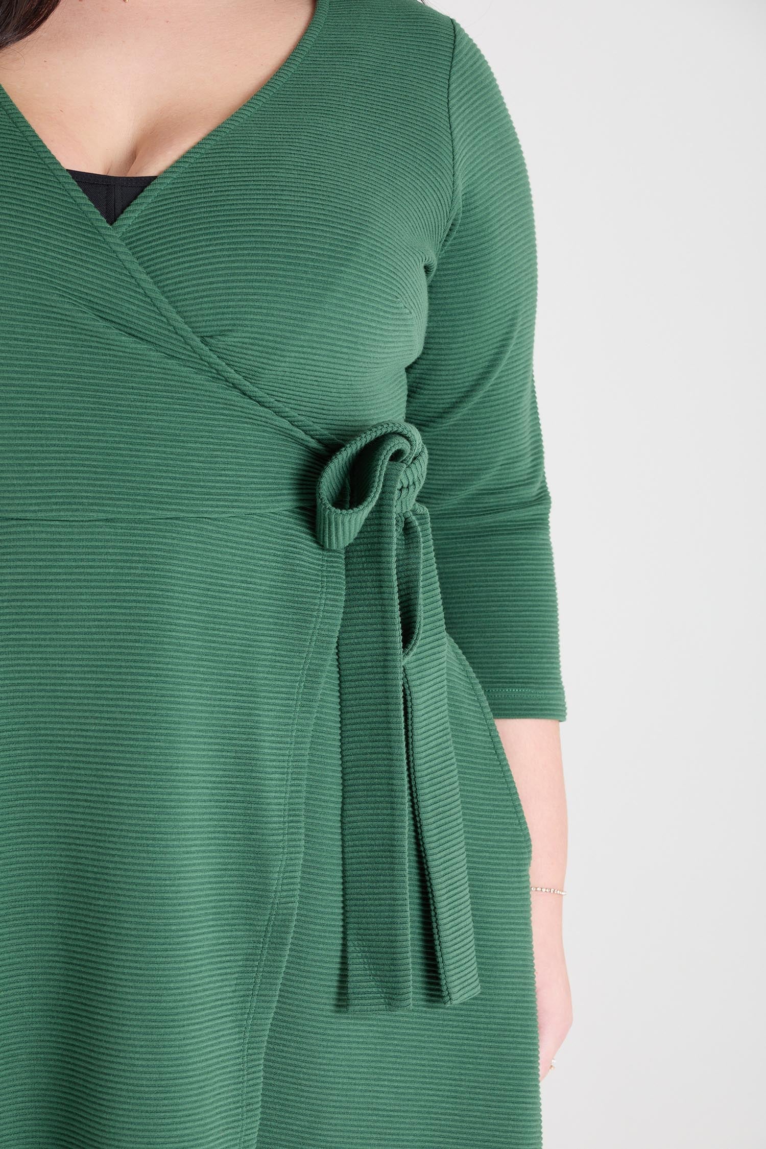 Ottoman Wrap Around Dress - Petit Pois - Zenithce