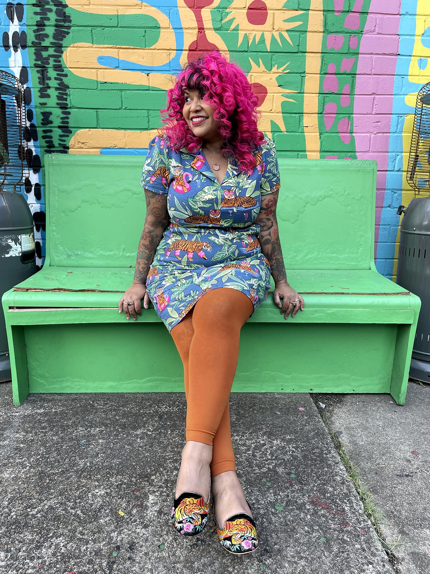 Footless Tights - Toffee Apple - Zenithce