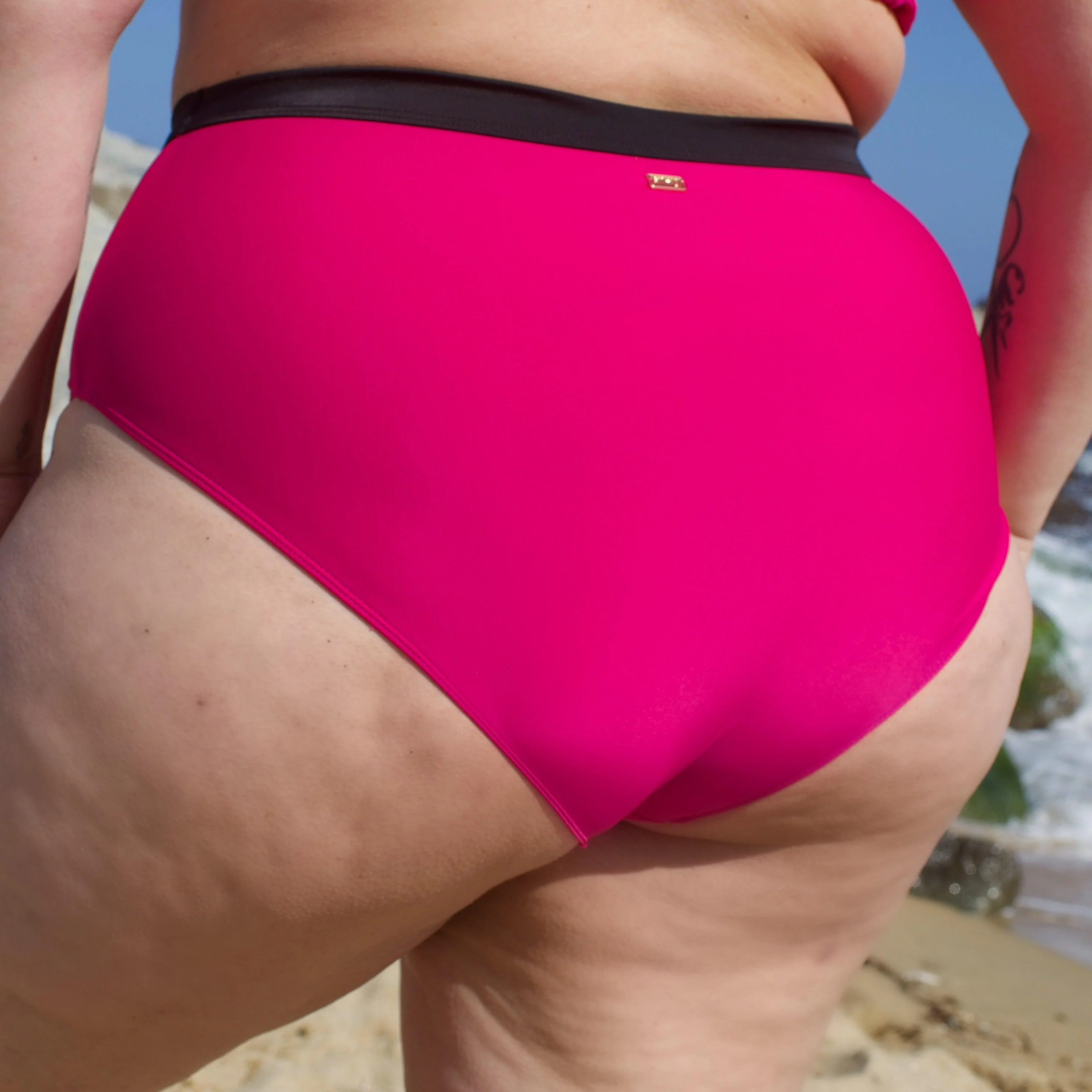 Hasta La Vista Bikini Bottoms - Hot Pink - Zenithce